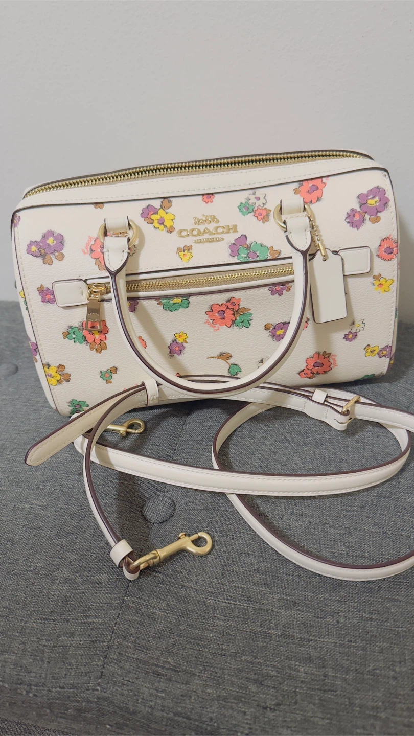 Coach Rowan Satchel With Floral Print - photo 2