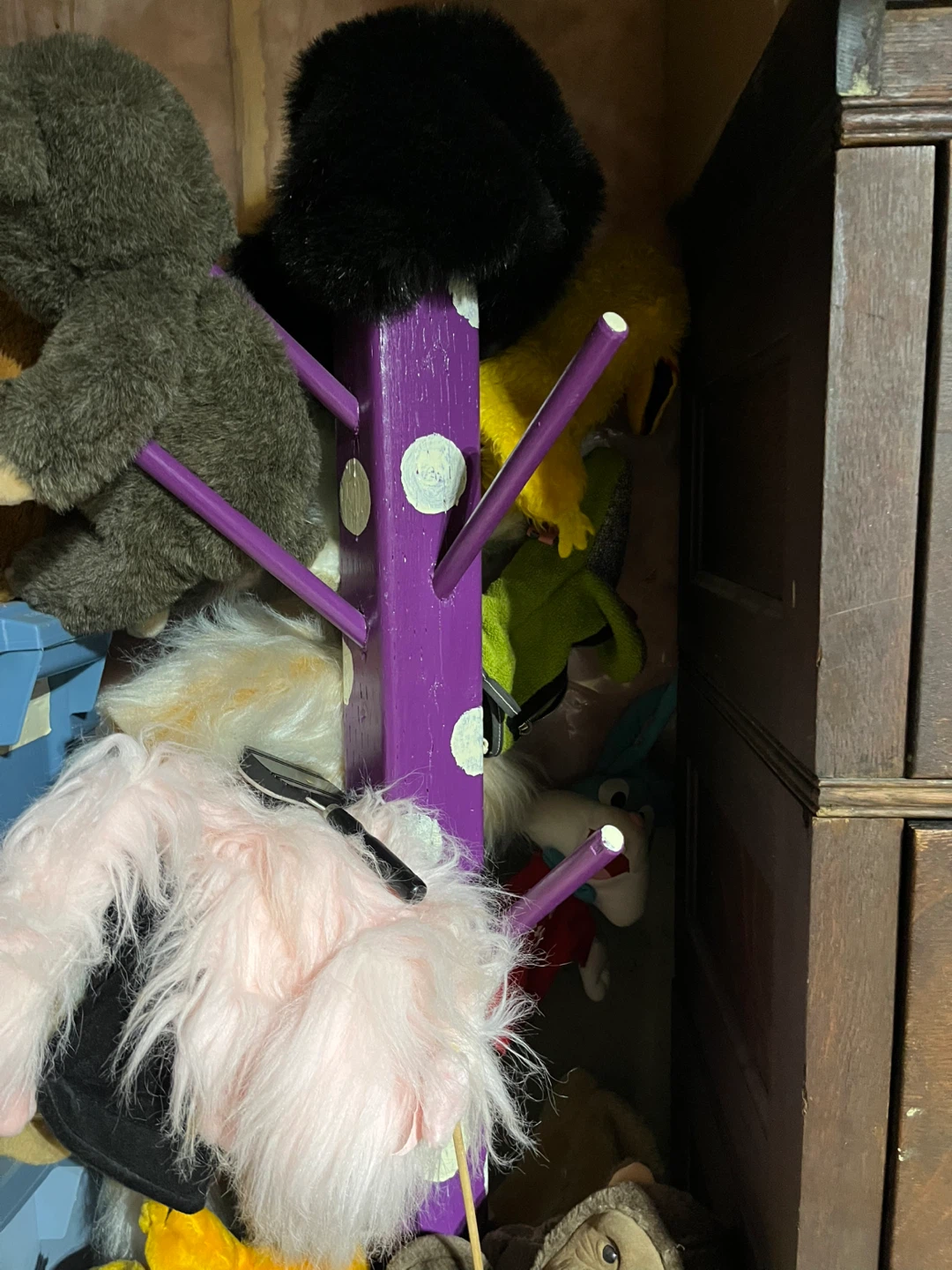 Puppet Stand and Assorted Puppets Collection