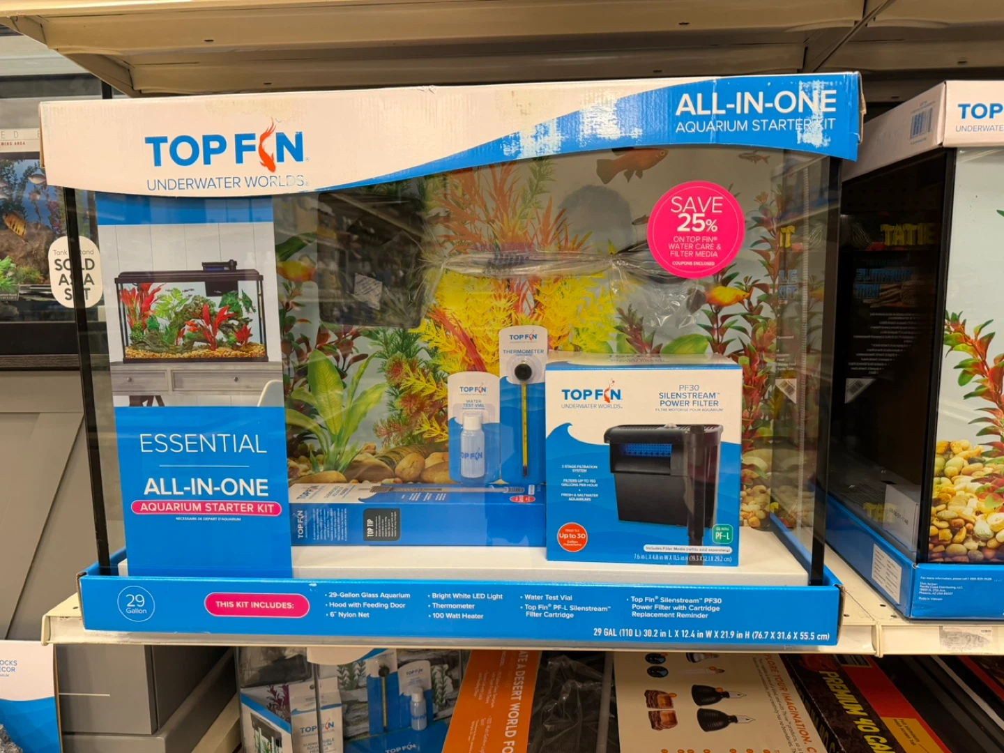 Top Fin 29 Gallon All-In-One Aquarium Starter Kit - photo 3