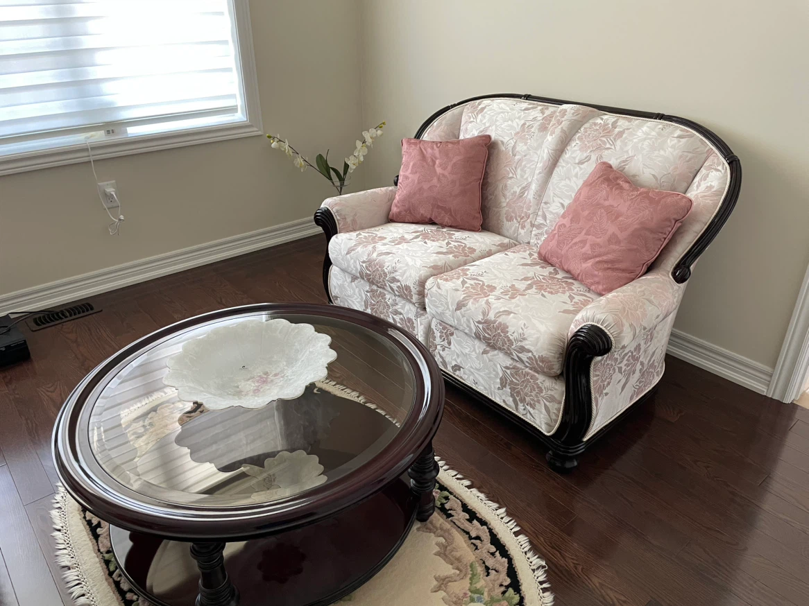 Floral Sofa with Decorative Pillows - photo 2