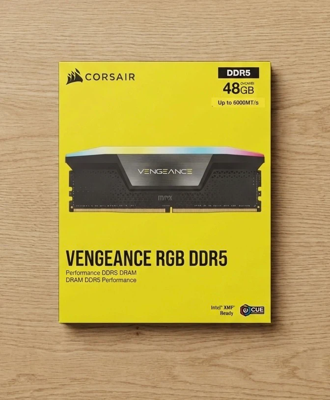 BNIB Corsair Vengeance RGB DDR5 RAM 48GB (2x24GB) 6000MT/s