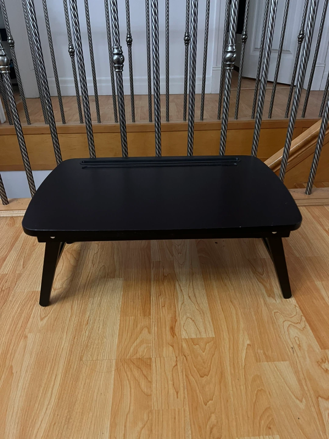 Versatile black portable desk