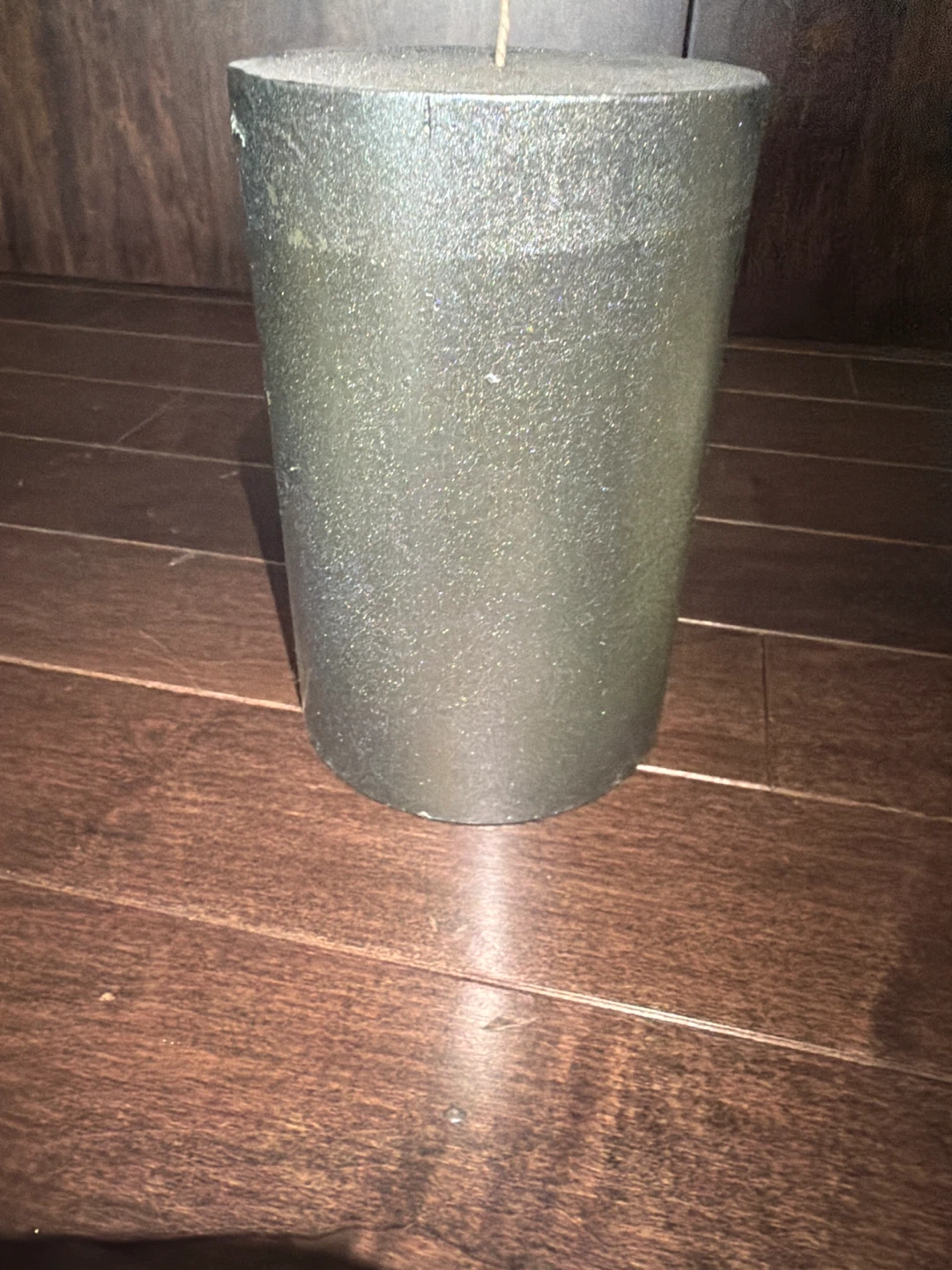 Pillar Candle with Driftwood Holder - photo 3