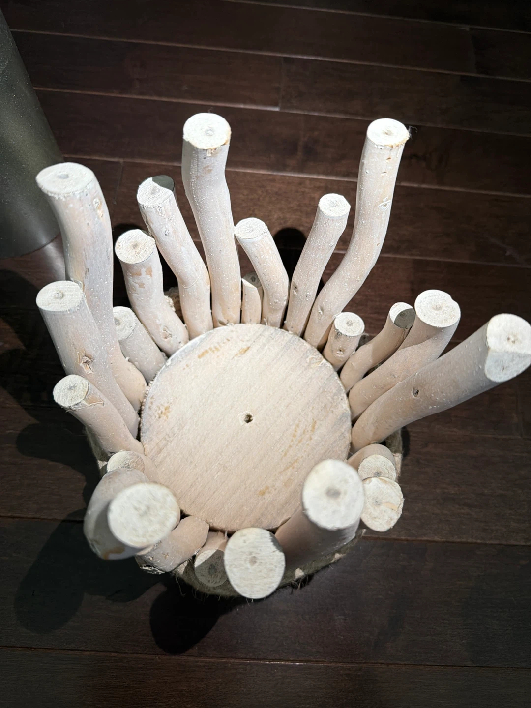 Pillar Candle with Driftwood Holder - photo 4