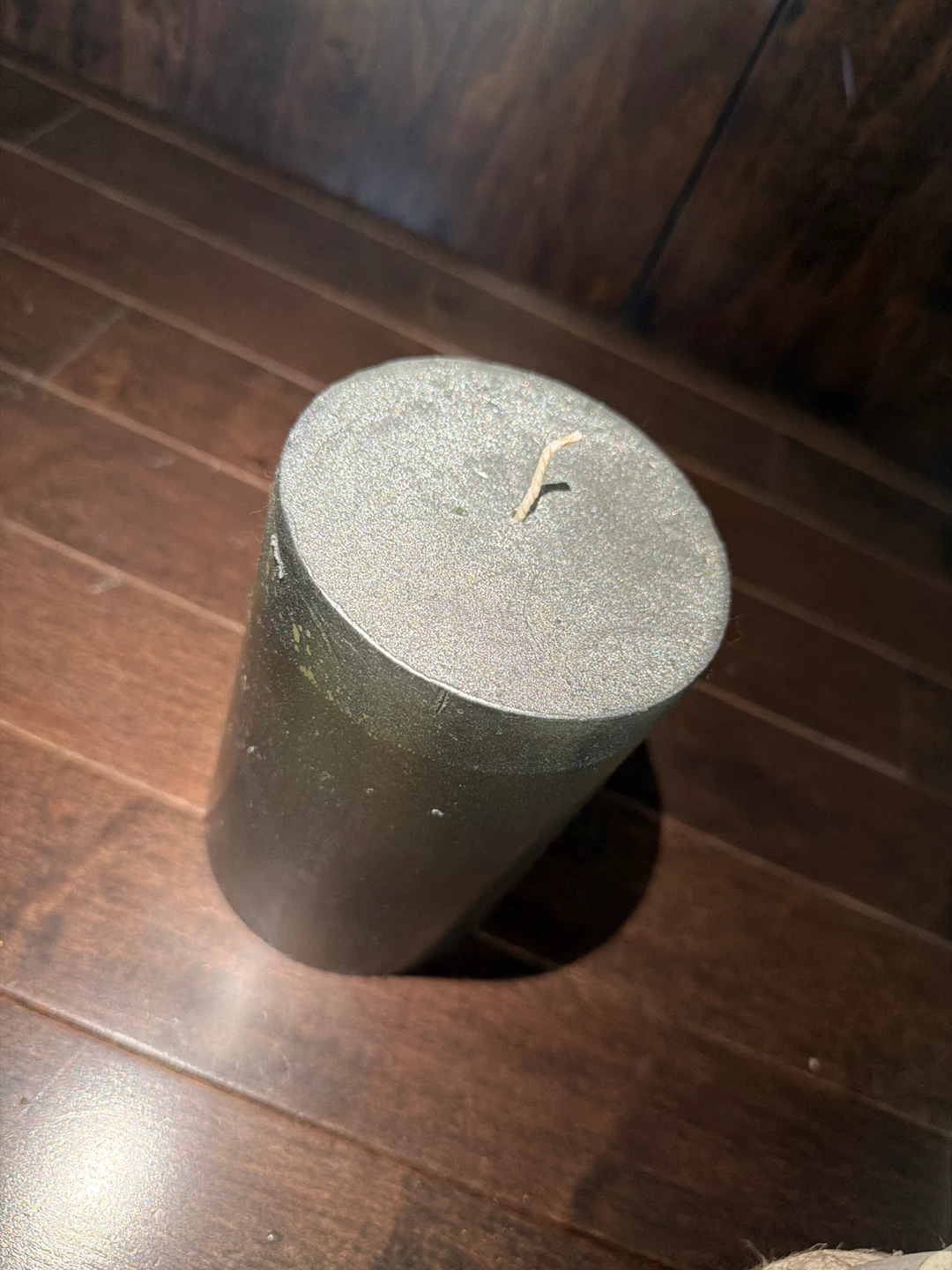 Pillar Candle with Driftwood Holder - photo 5