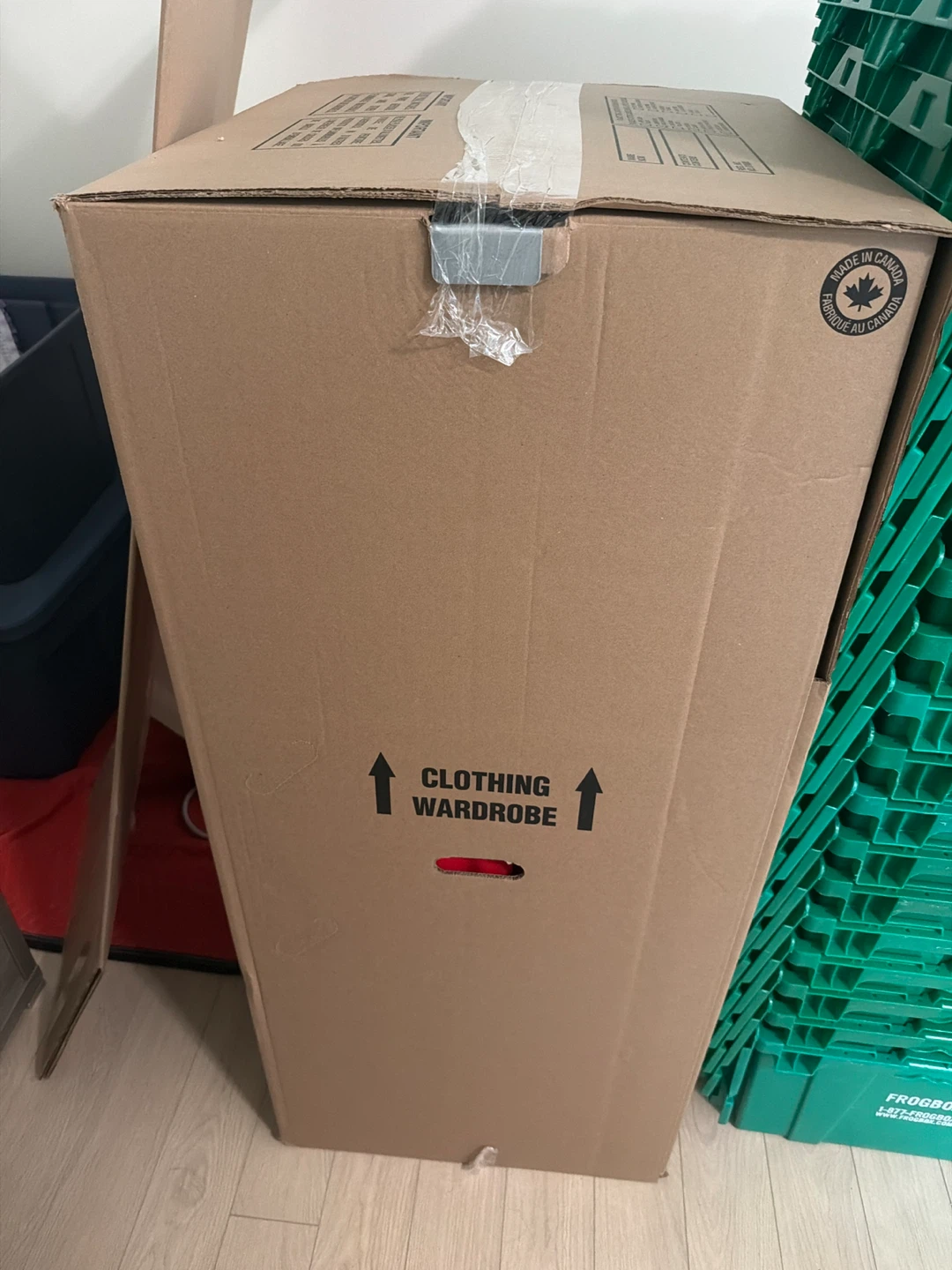 3x Cardboard Clothing Wardrobe Box - photo 2