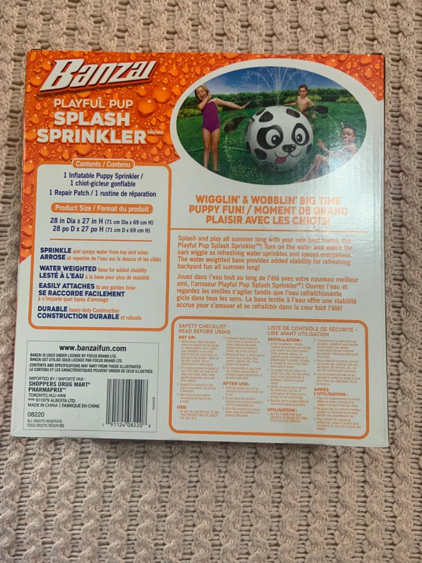 Banzai Playful Pup Splash Sprinkler - photo 2