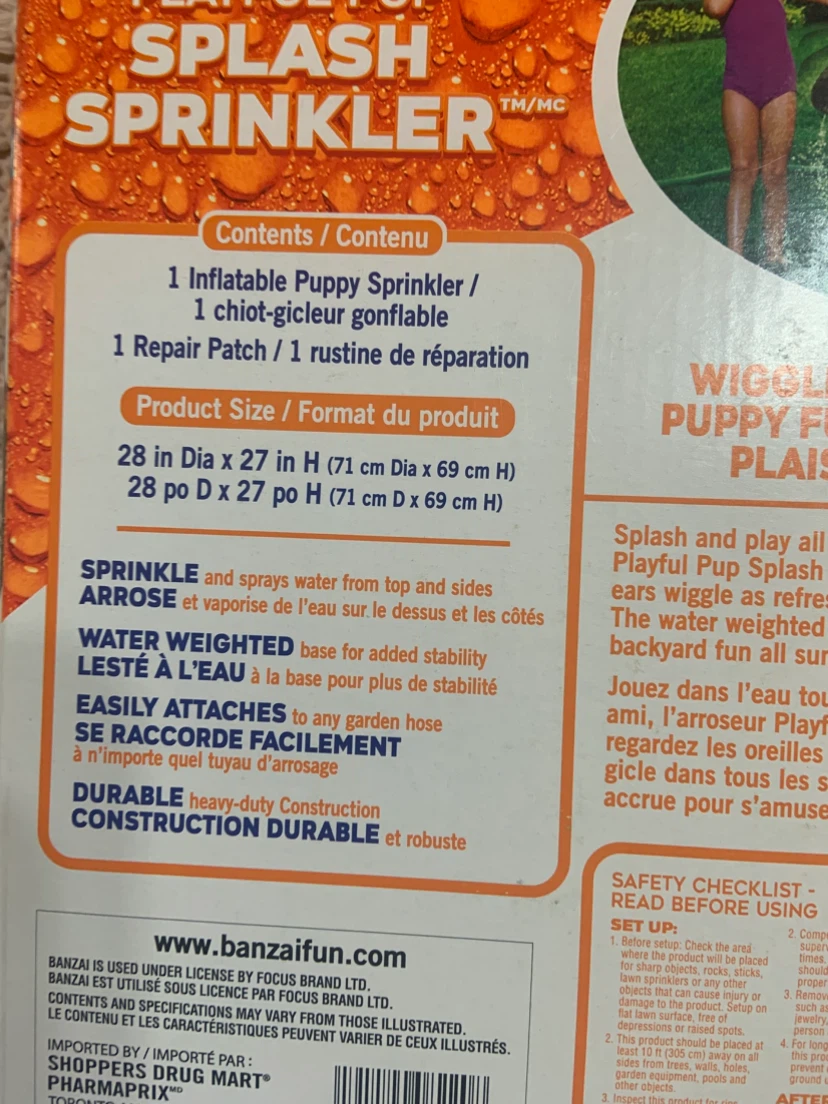 Banzai Playful Pup Splash Sprinkler - photo 3