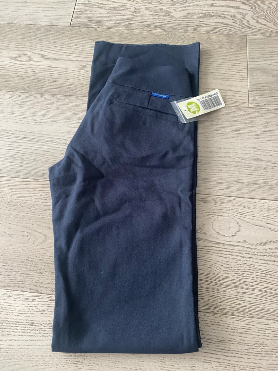 R.J. McCarthy navy trousers size 26
