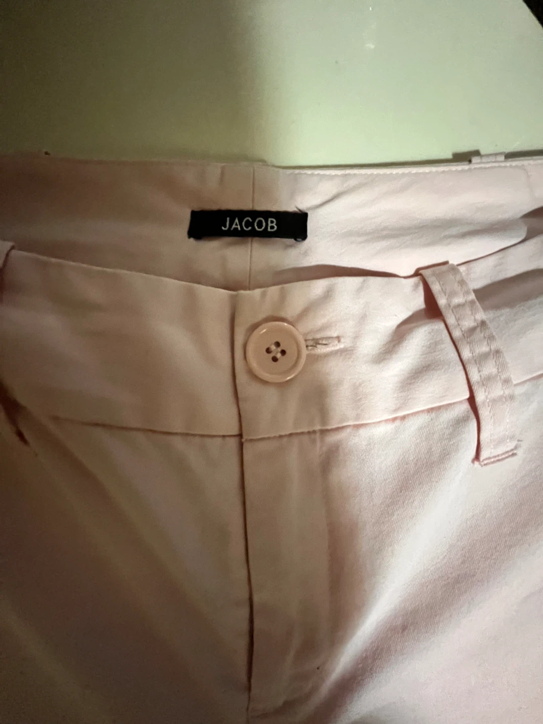 JACOB Pink Cotton Blend Pants - photo 3