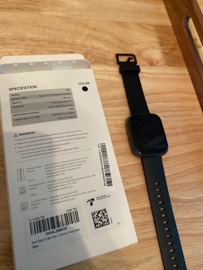 Puqo Smart Watch T80 Fitness Tracker - photo 2