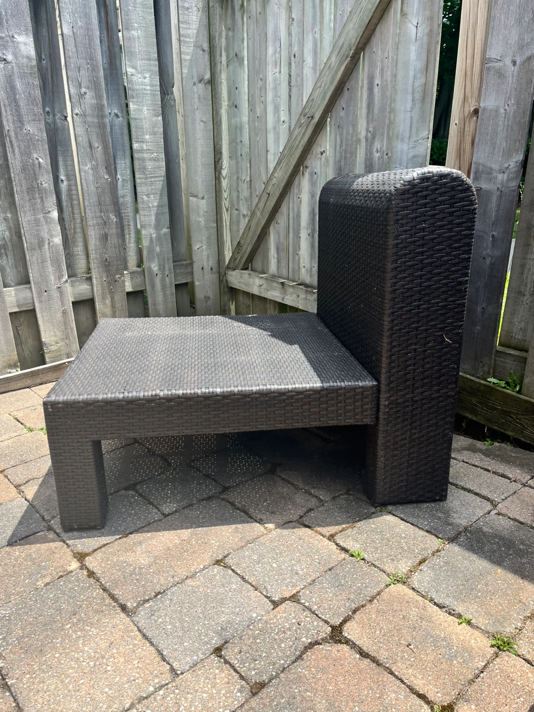 Dark Brown Rattan Modular Outdoor Seating Set - photo 5