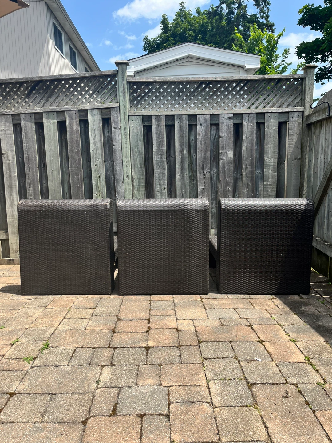 Dark Brown Rattan Modular Outdoor Seating Set - photo 2