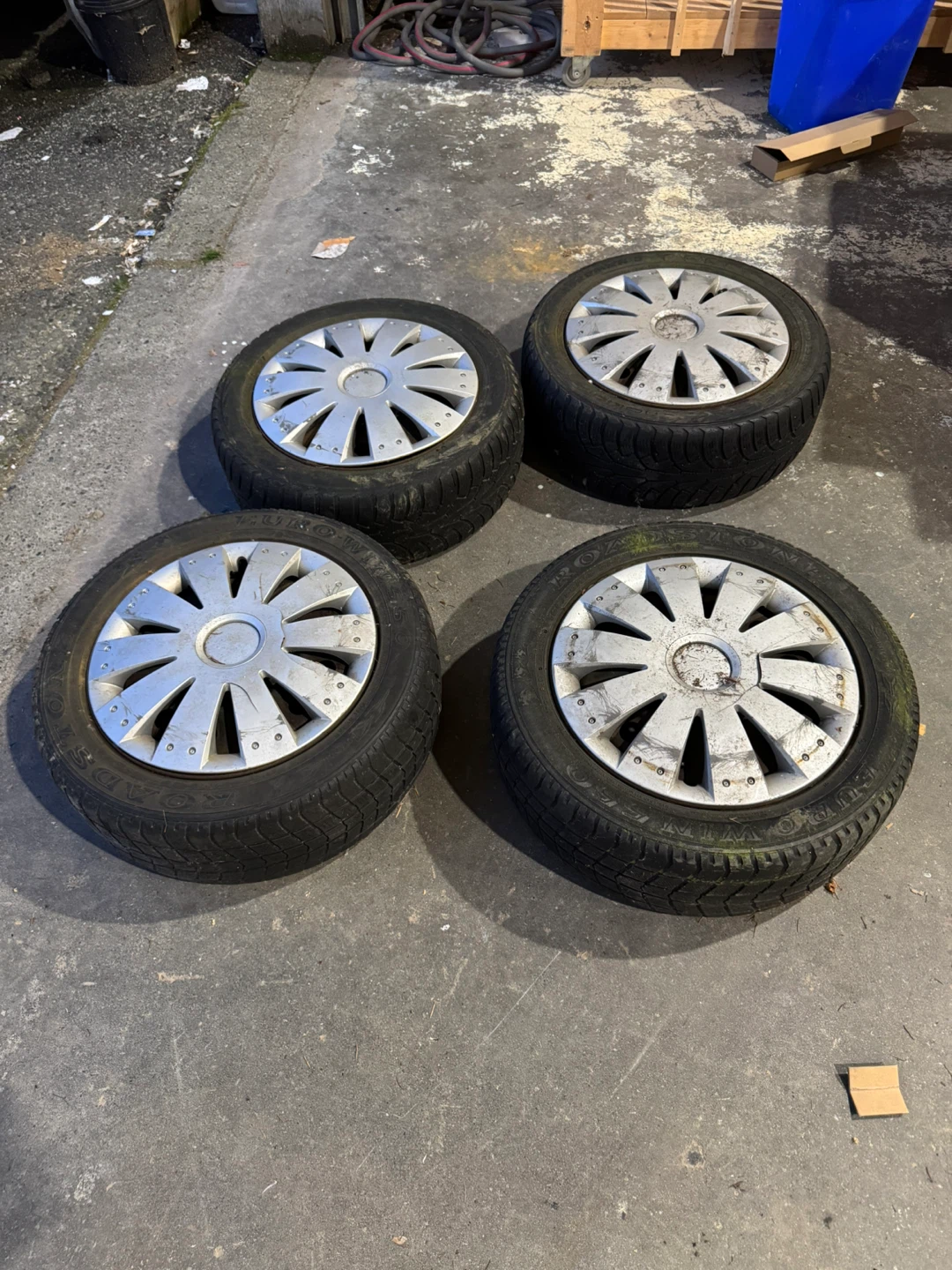 Set of 4 Winter Tires with Rims