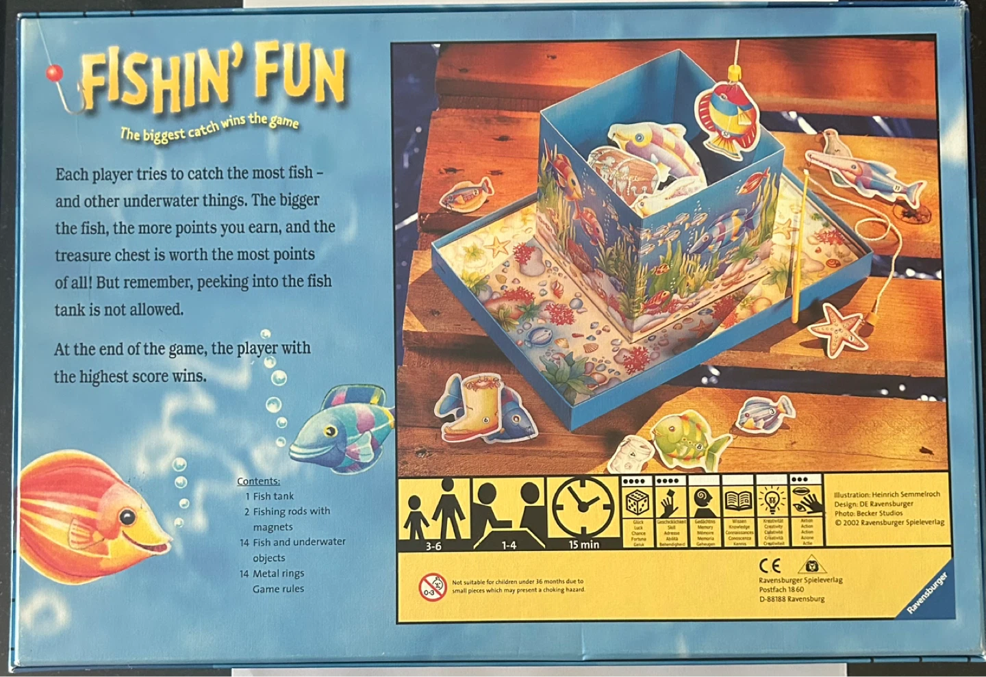 Ravensburger Fishin' Fun Magnetic Fishing Game - photo 2