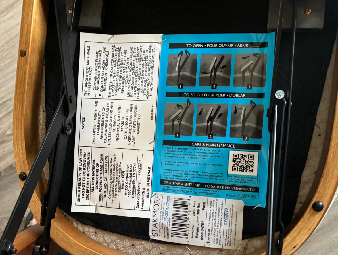 Stakmore Folding Chairs Set - photo 3