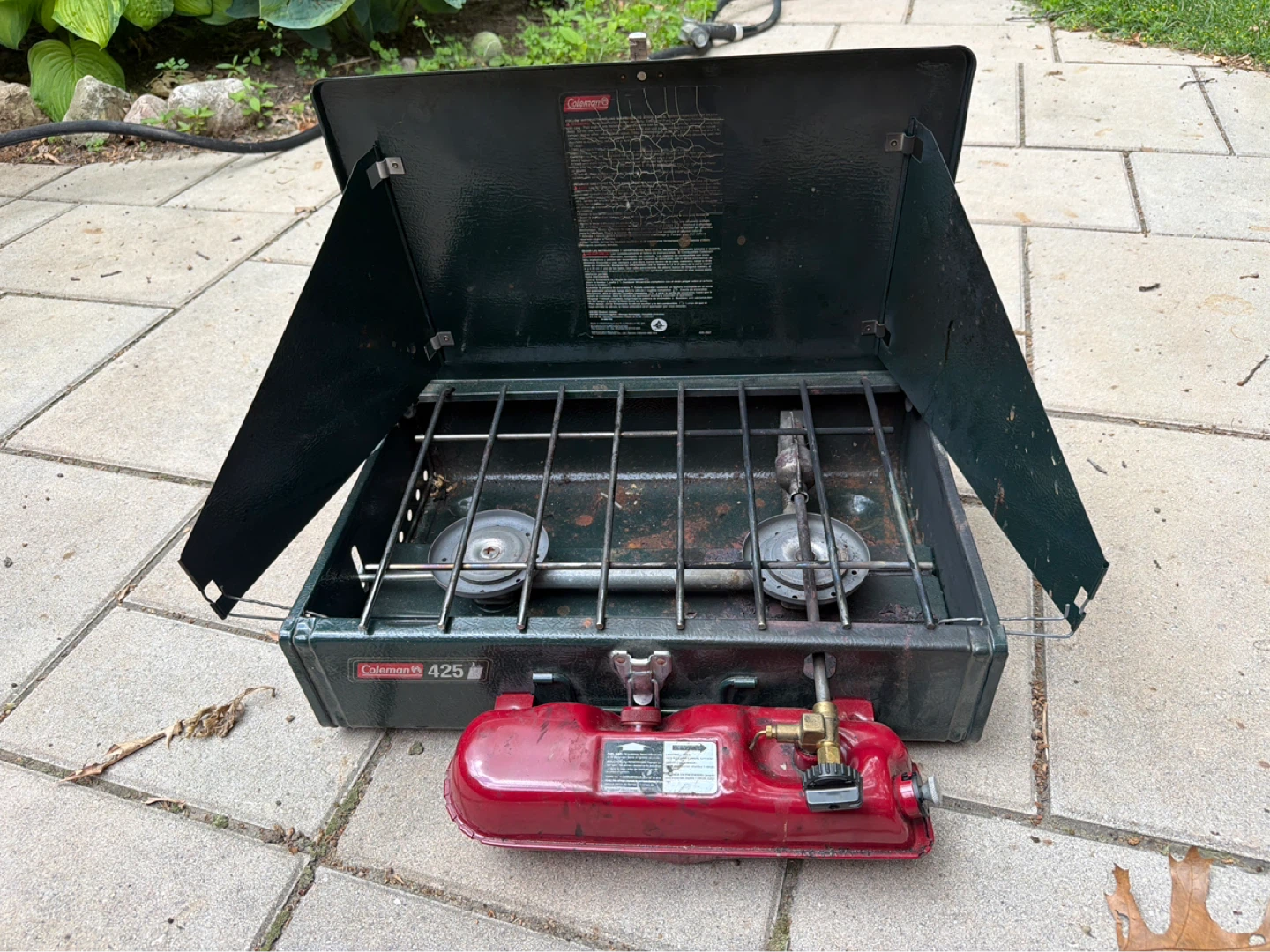 Coleman camping stove