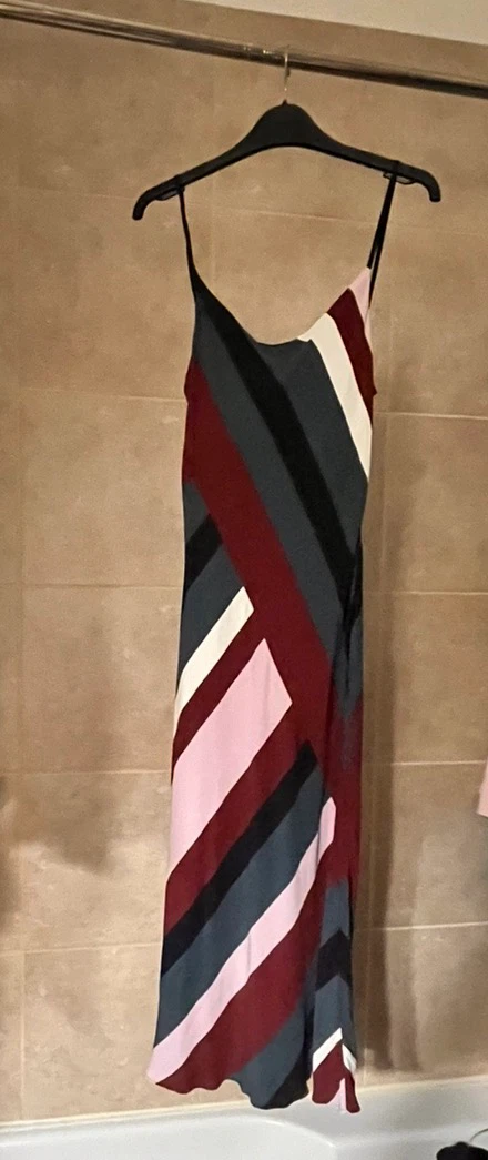 Maxi Slip Dress - Geometric Print