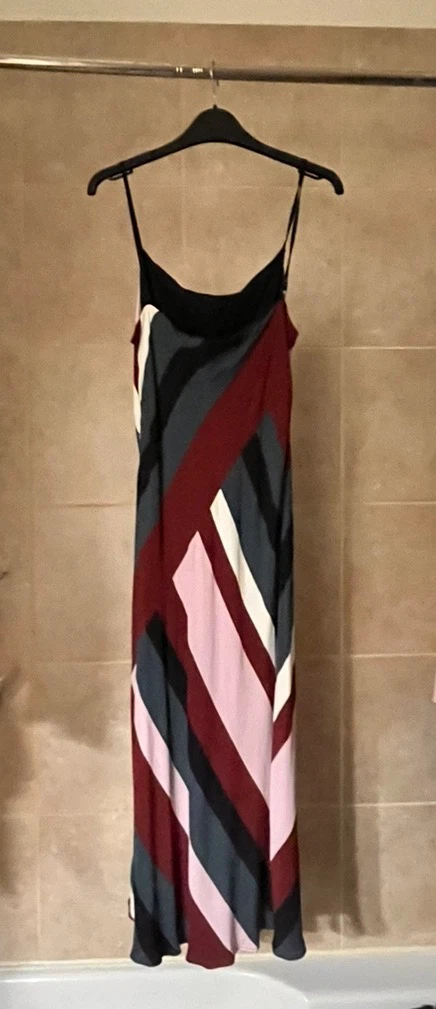 Maxi Slip Dress - Geometric Print - photo 2