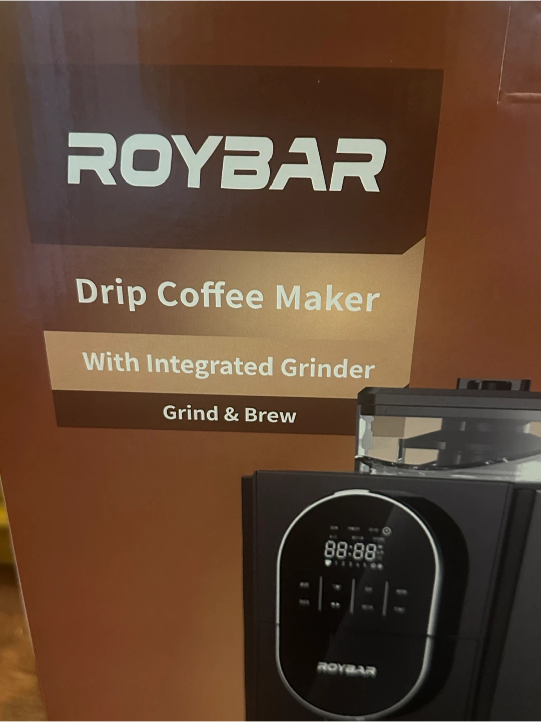 BRAND NEW in sealed Box Roybar Drip coffee Maker with grinder - photo 2