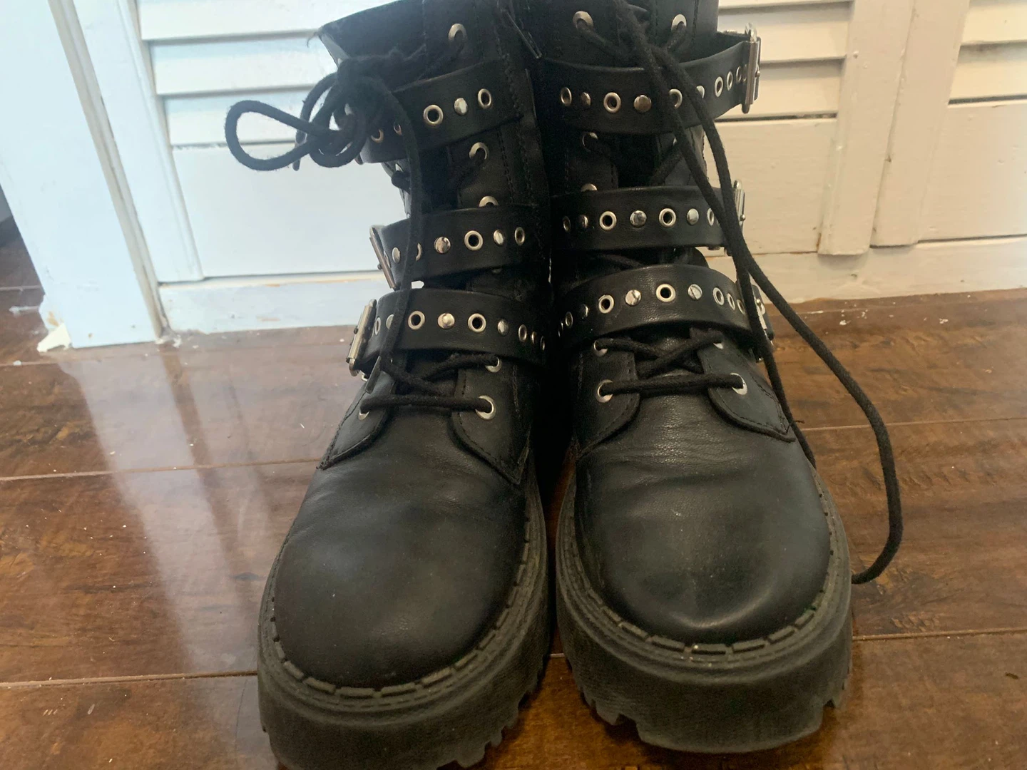 Black buckle boots - photo 2
