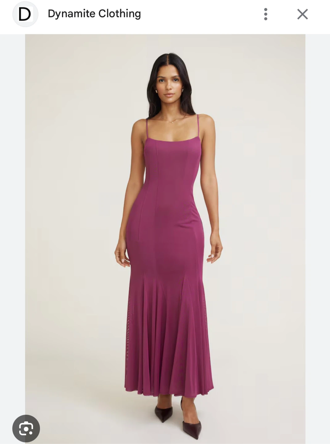 Brand new-Dynamite Clothing Dahlia Scoop Neck Dress - Raspberry