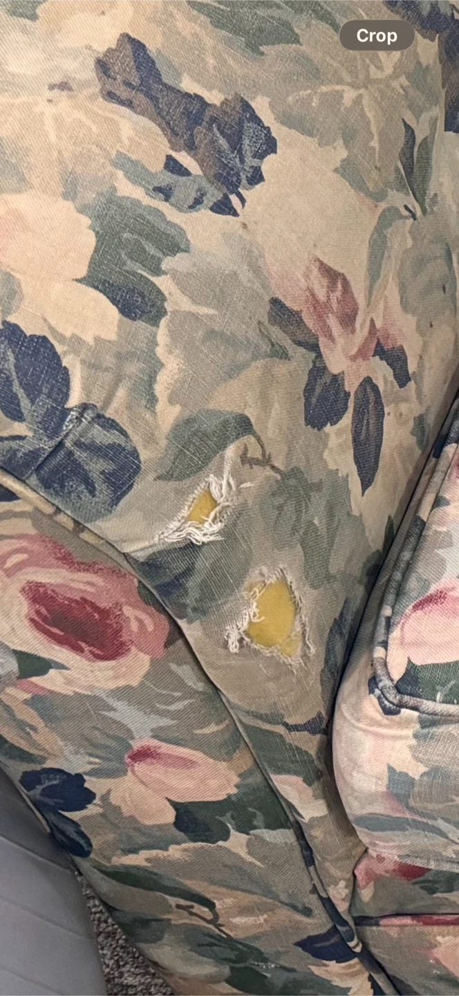 Floral vintage Loveseat Sofa - photo 3