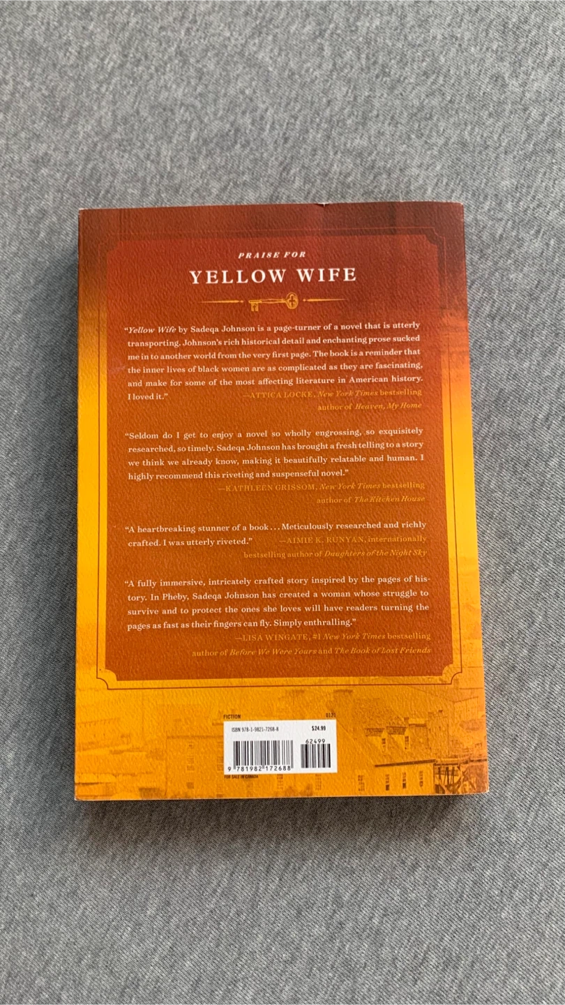 Yellow Wife: A Novel by Sadeqa Johnson - photo 2