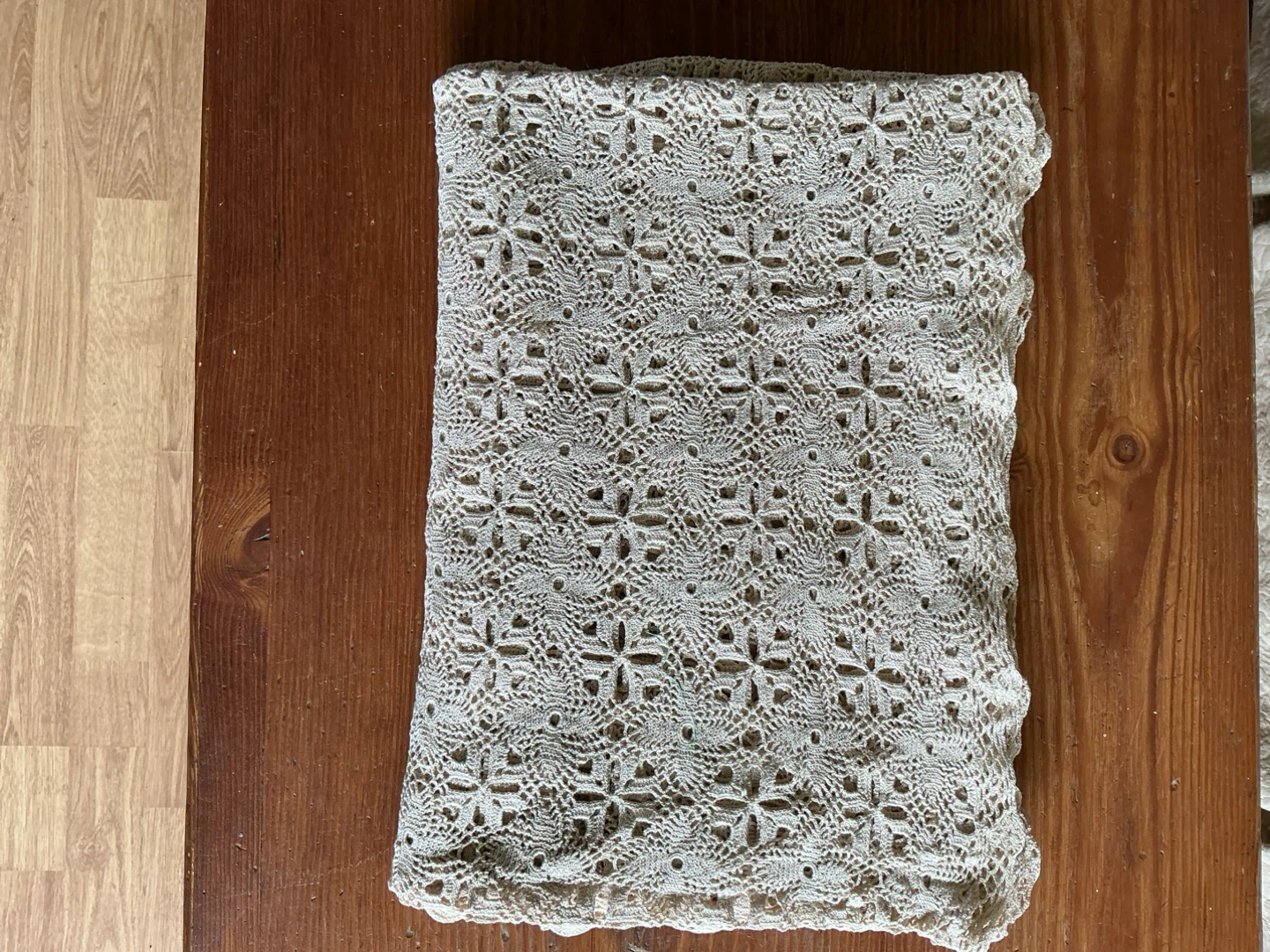 Handmade Crochet Tablecloth/Runner
