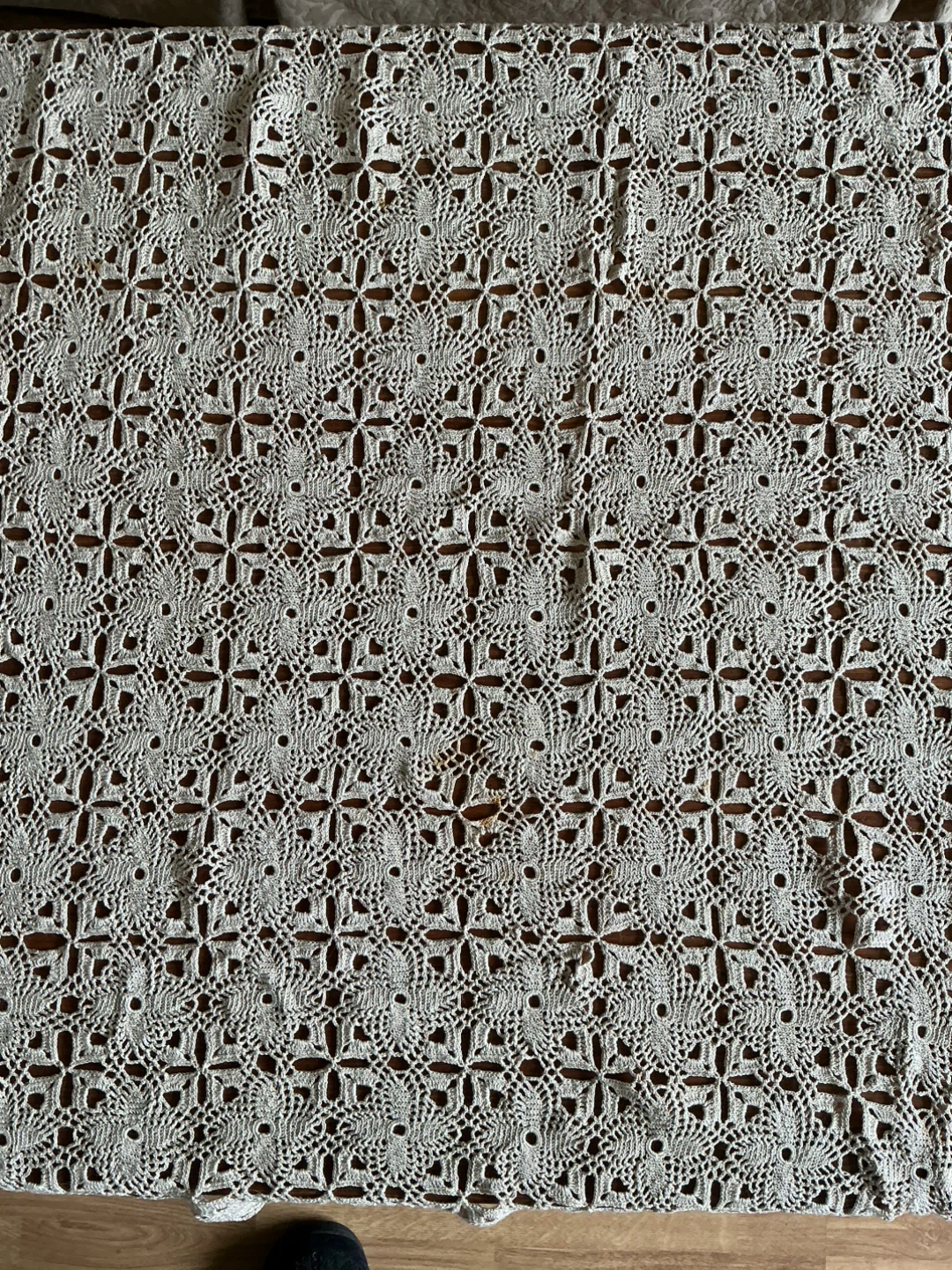 Handmade Crochet Tablecloth/Runner - photo 2