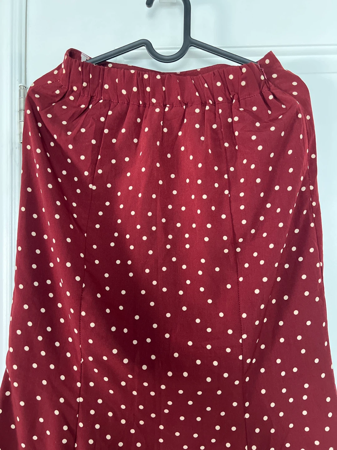 Maroon Polka Dot Skirt - photo 2