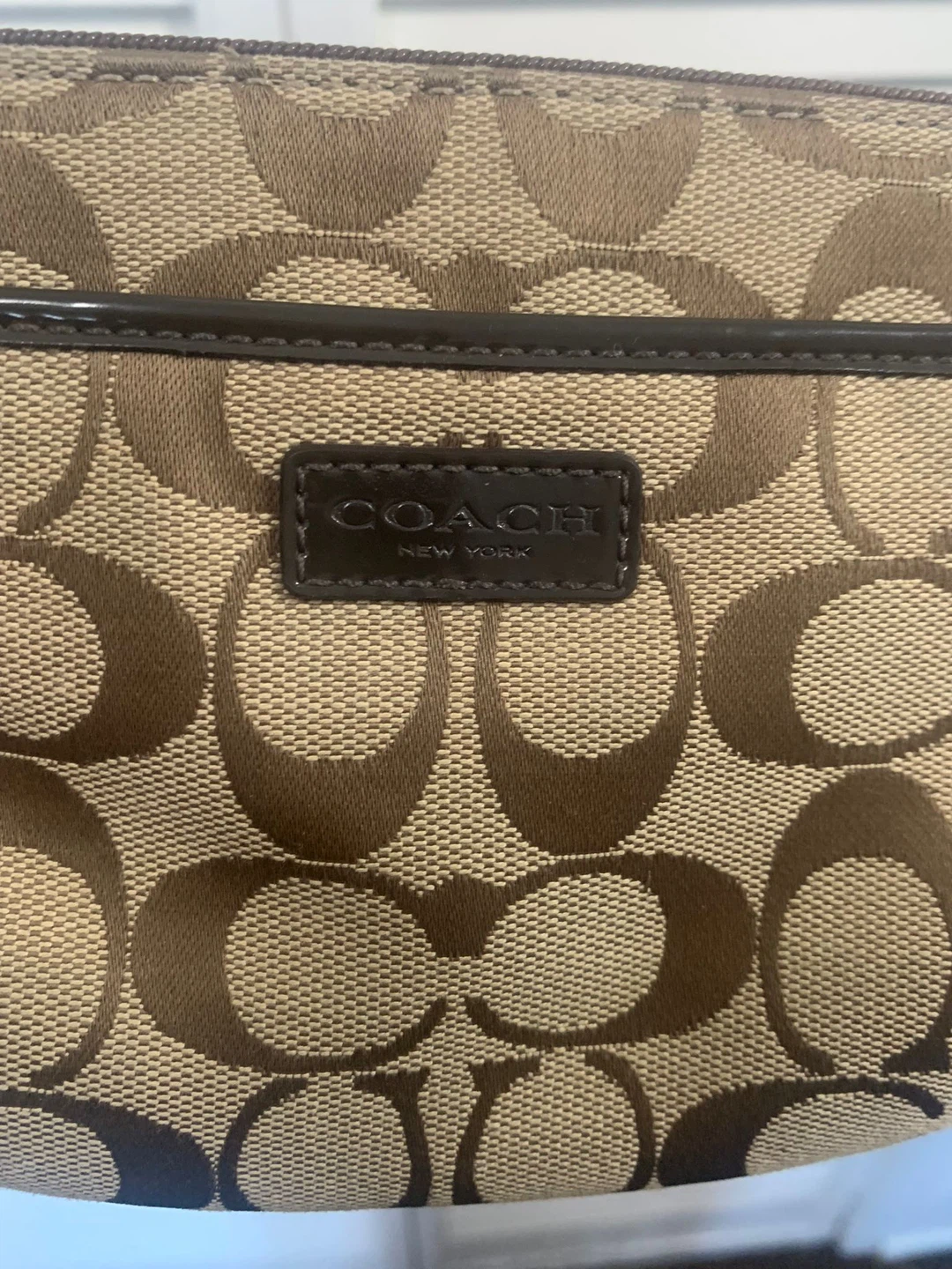 Coach Monogram Wristlet Pouch - photo 2