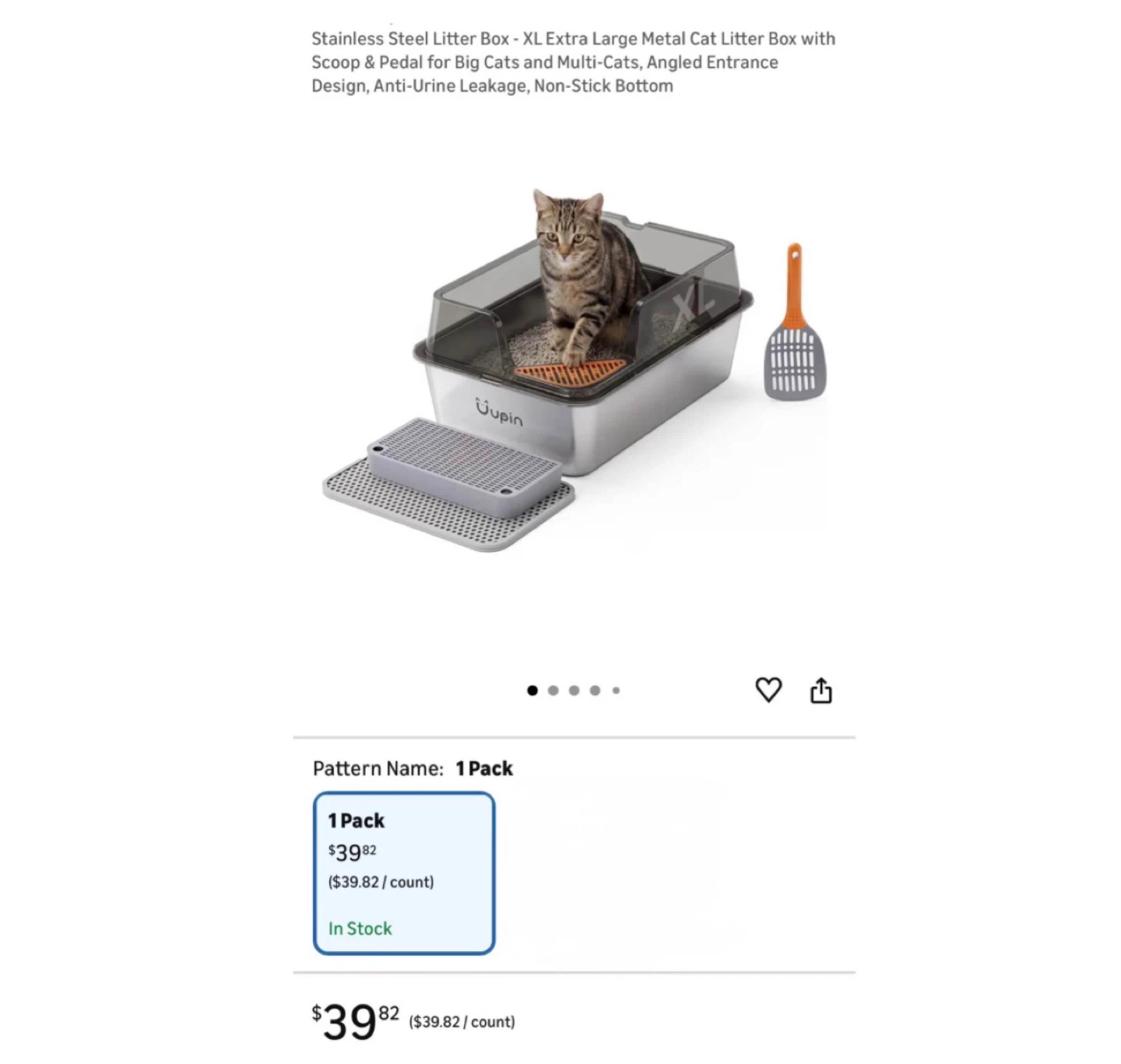 Brand new Stainless Steel Litter Box - Extra Large XXL