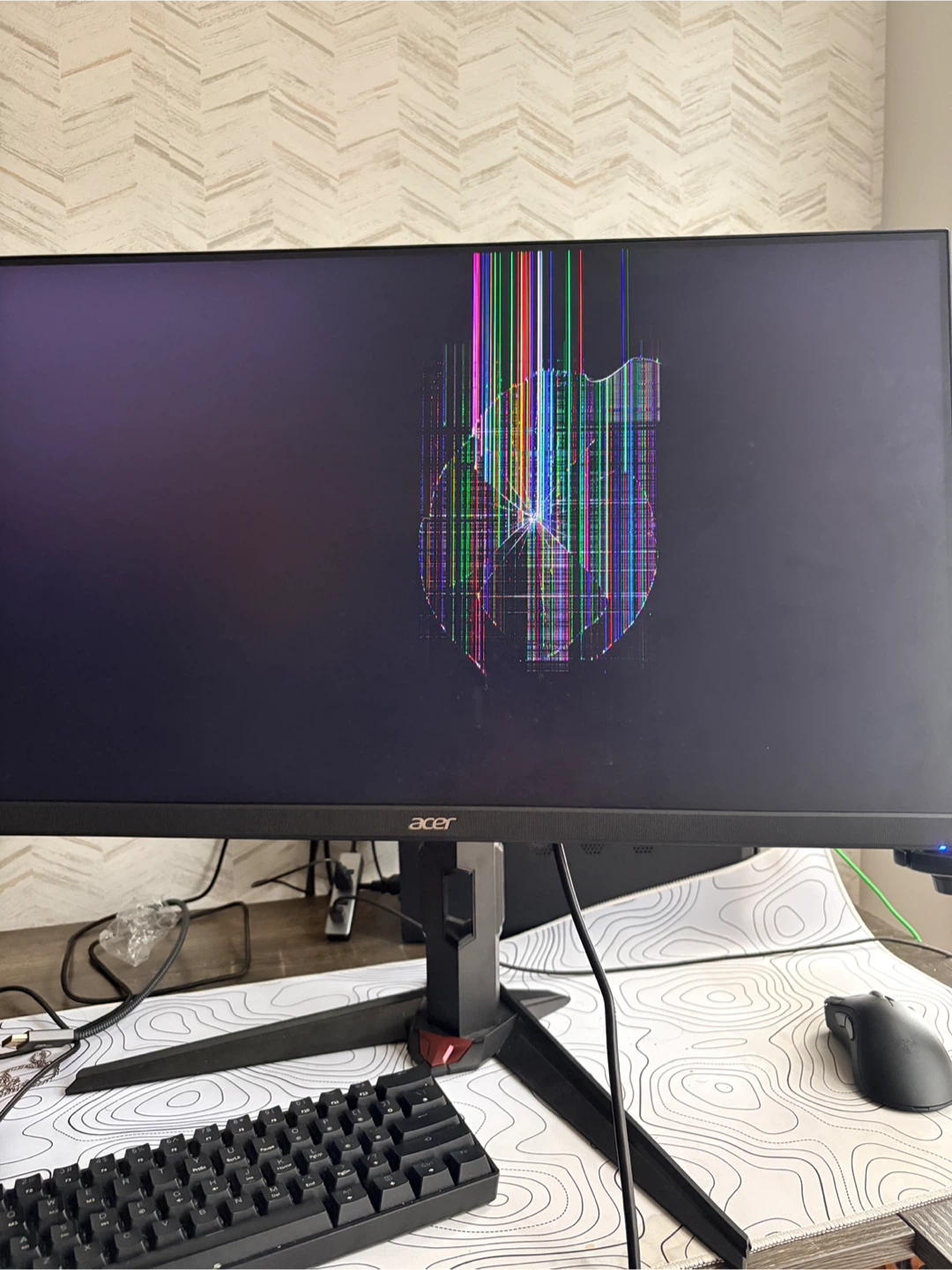 Damaged  Acer nitro monitor for parts