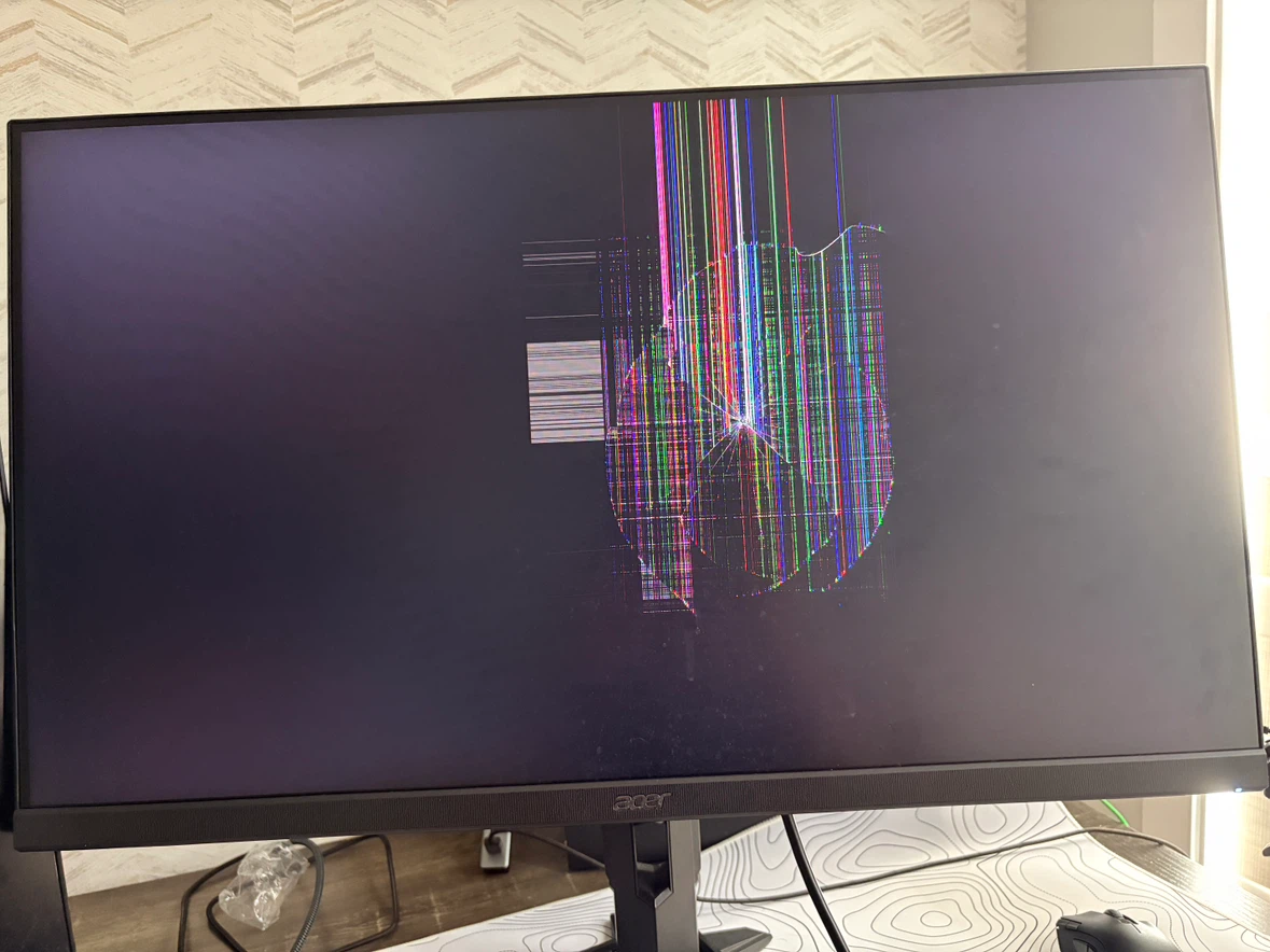 Damaged  Acer nitro monitor for parts - photo 2