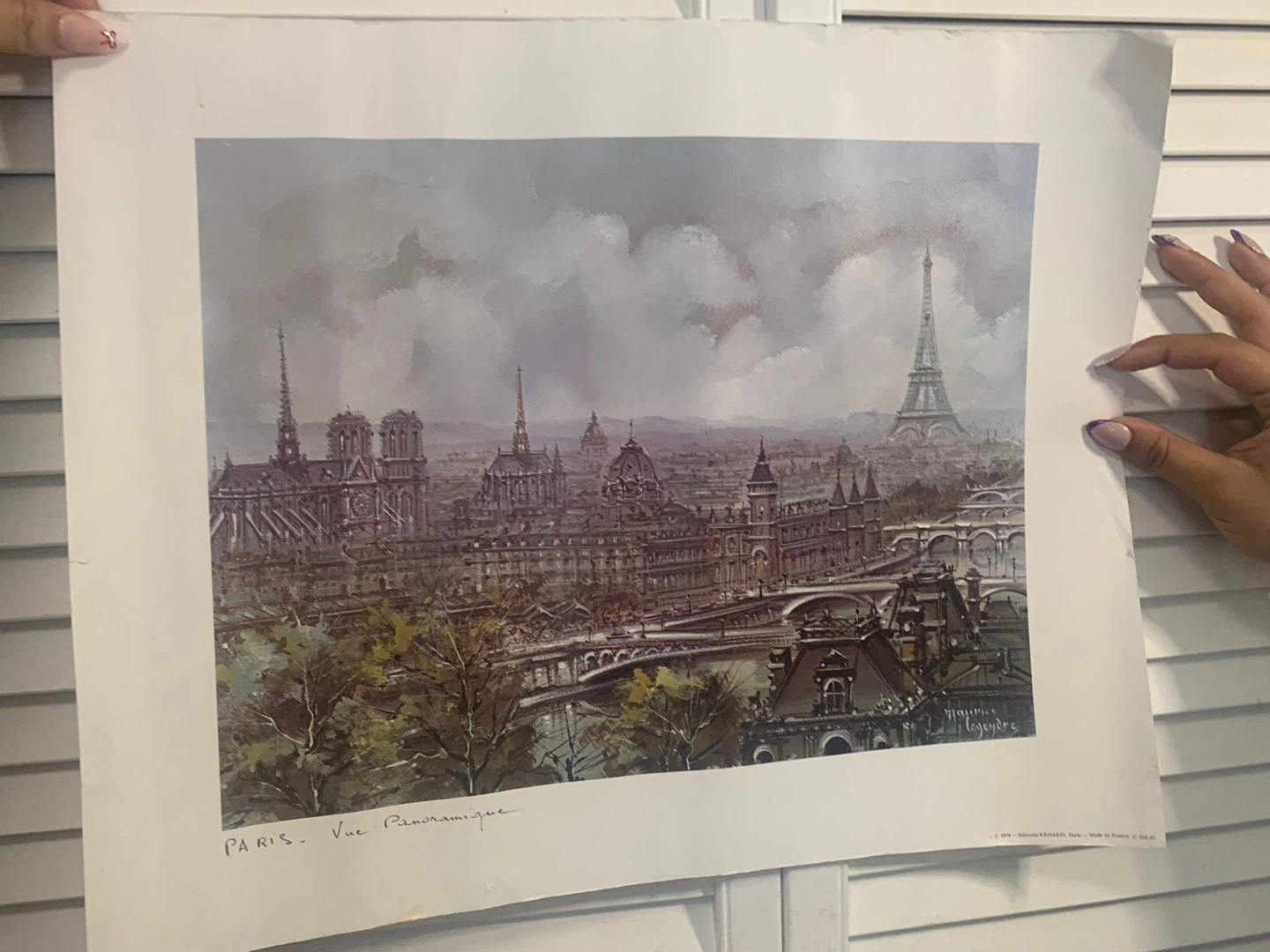Paris Panoramic View Art Print