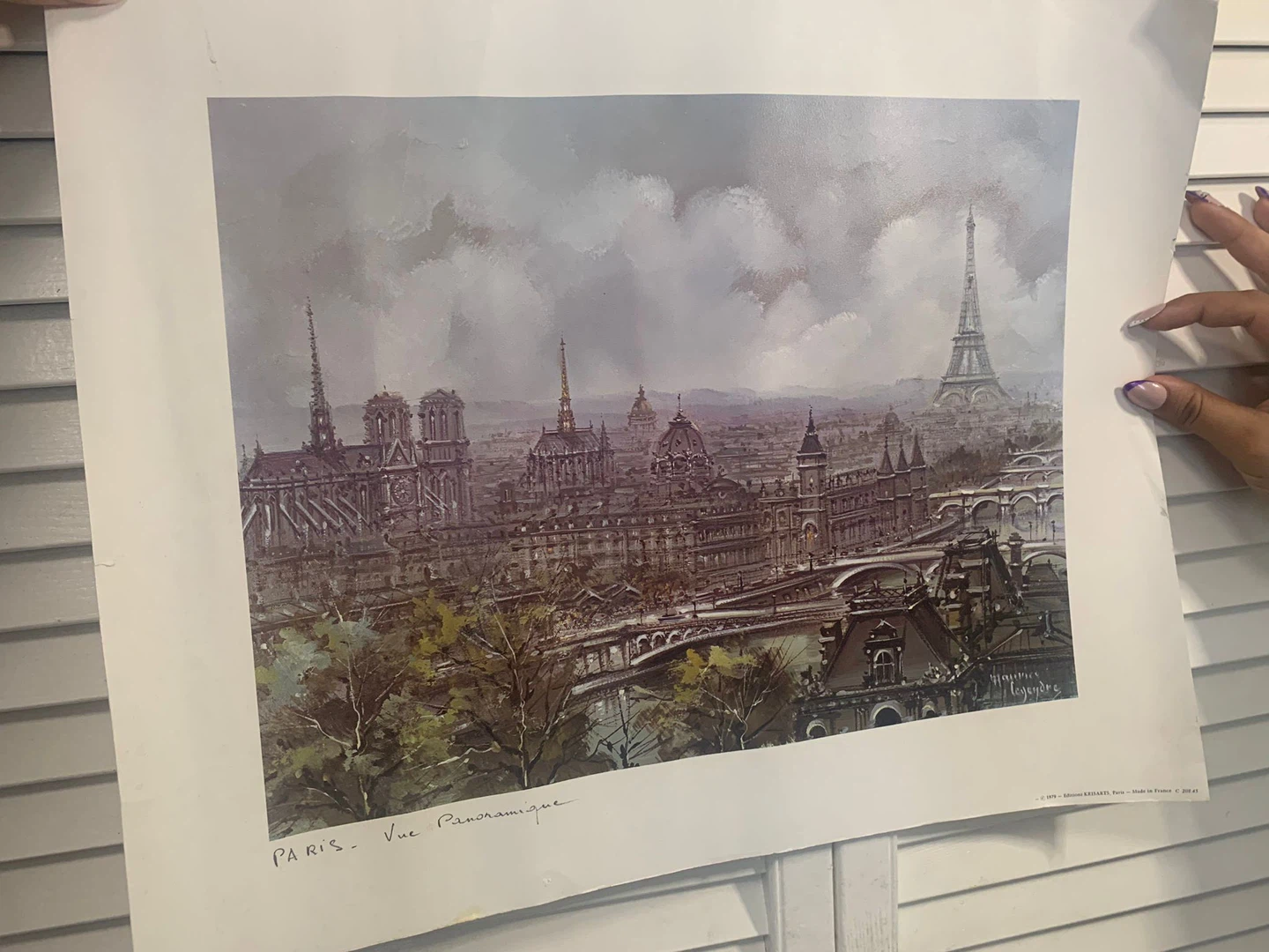 Paris Panoramic View Art Print - photo 2