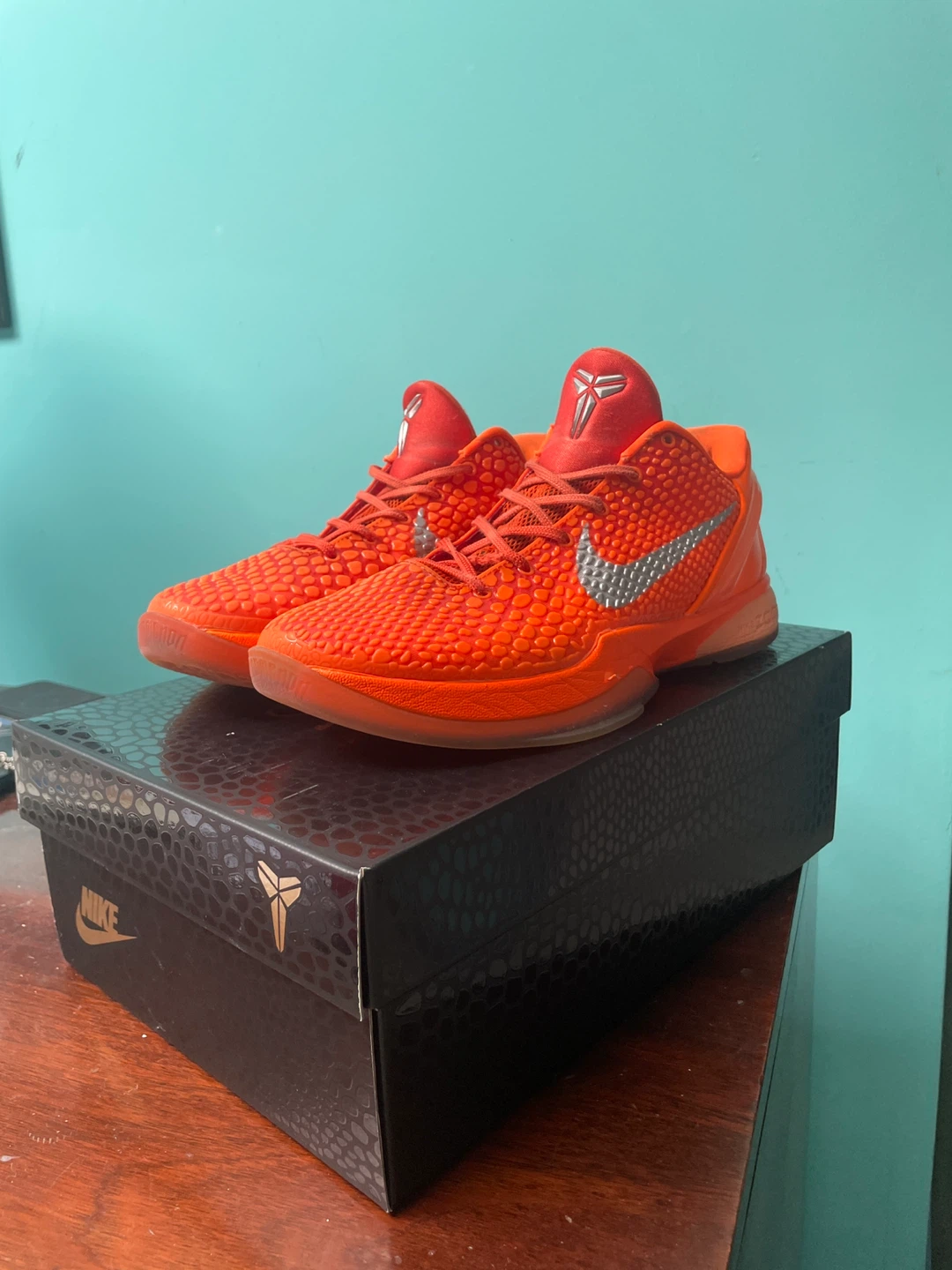 Kobe 6 Protro Total Orange Size 9.5