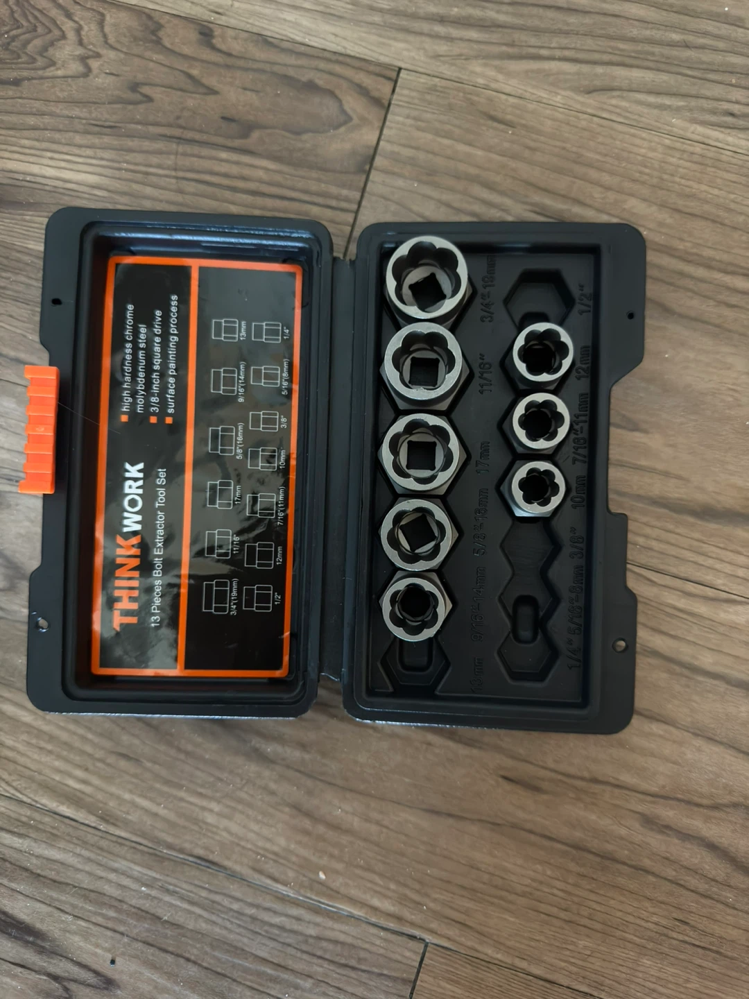 THINKWORK 13-Piece Bolt Extractor Tool Set