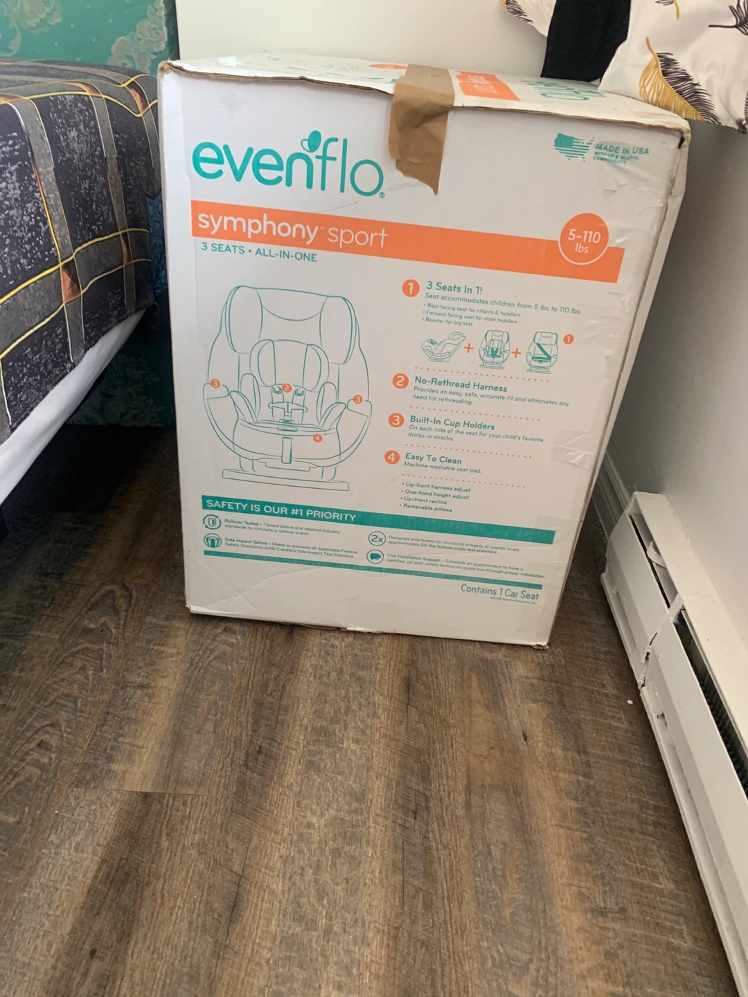 Evenflo Symphony Sport All-in-One Car Seat - photo 2