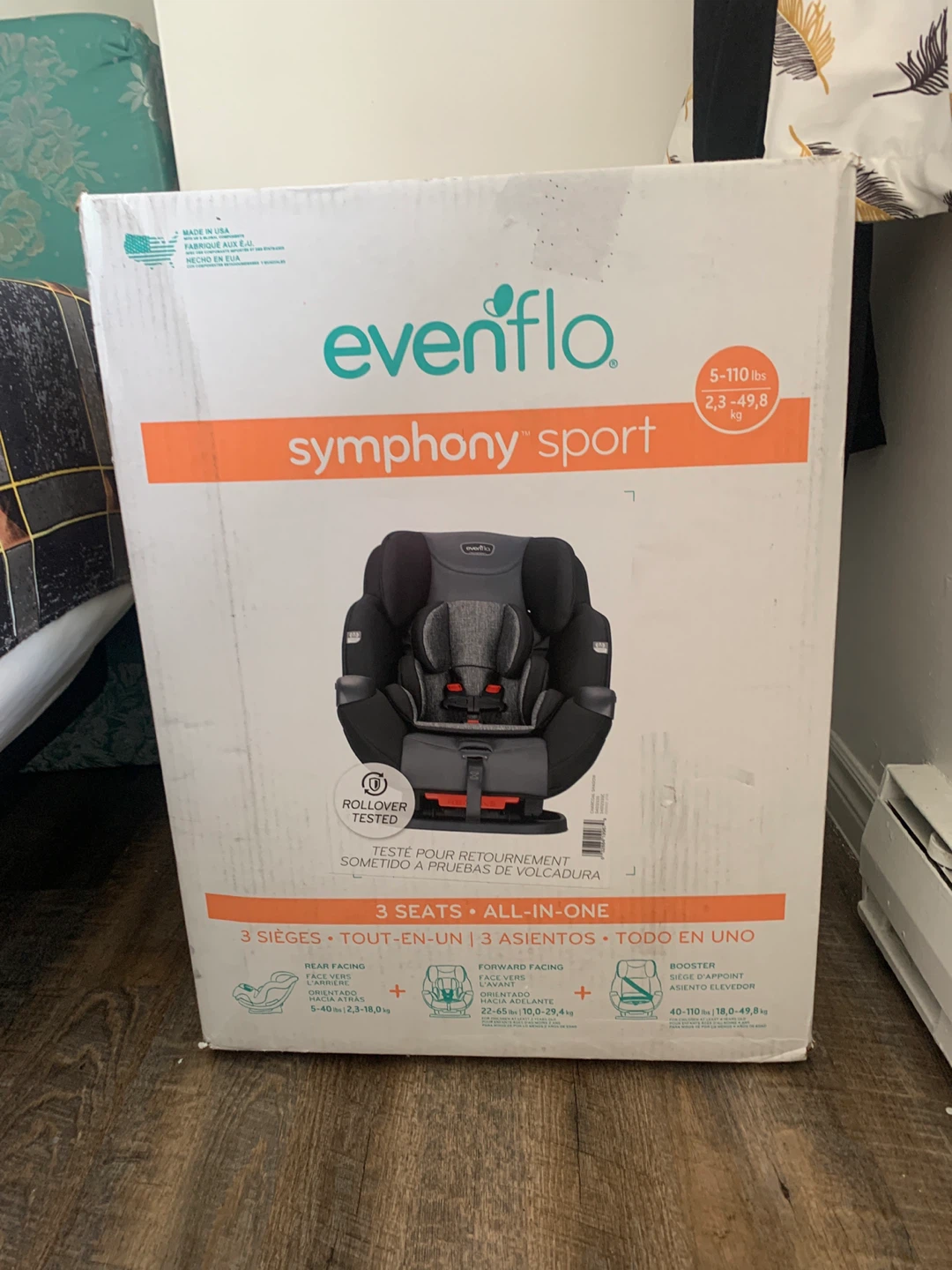 Evenflo Symphony Sport All-in-One Car Seat - photo 3
