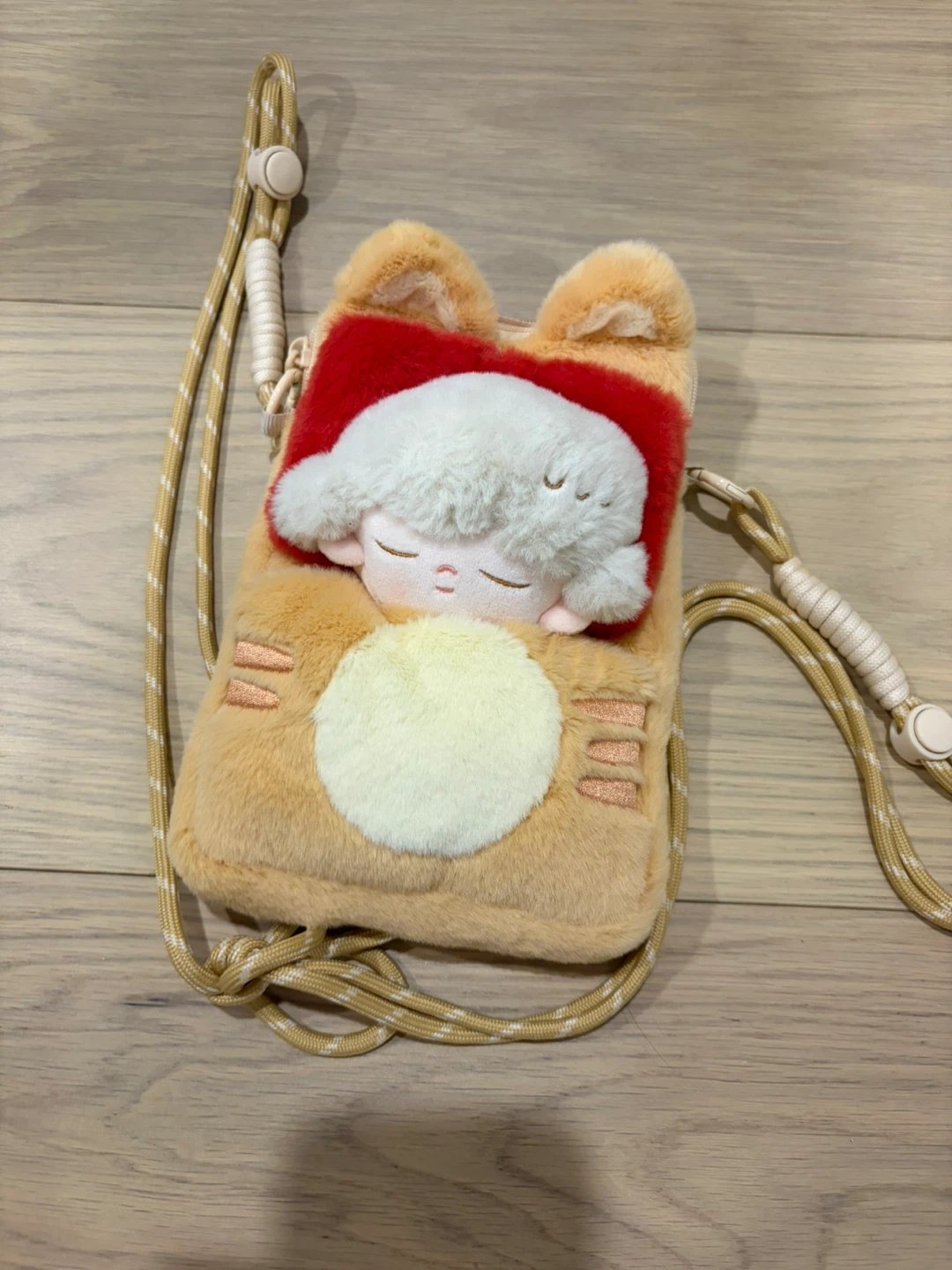 Dimoo Sleepy Fortune Cat - Weaving Wonders Bag