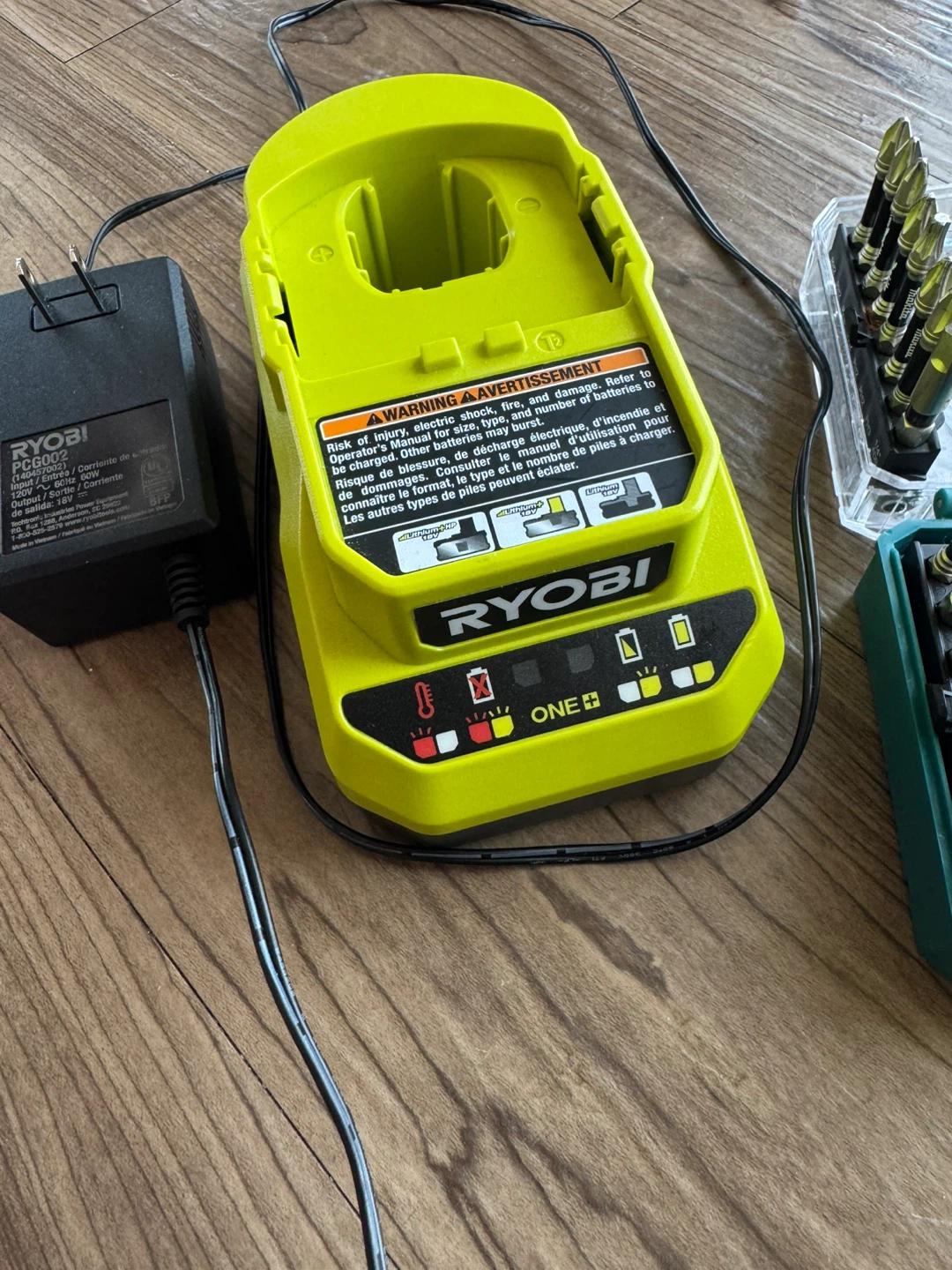 Ryobi 18V ONE+ Cordless Drill with Charger and Bit Set - photo 4