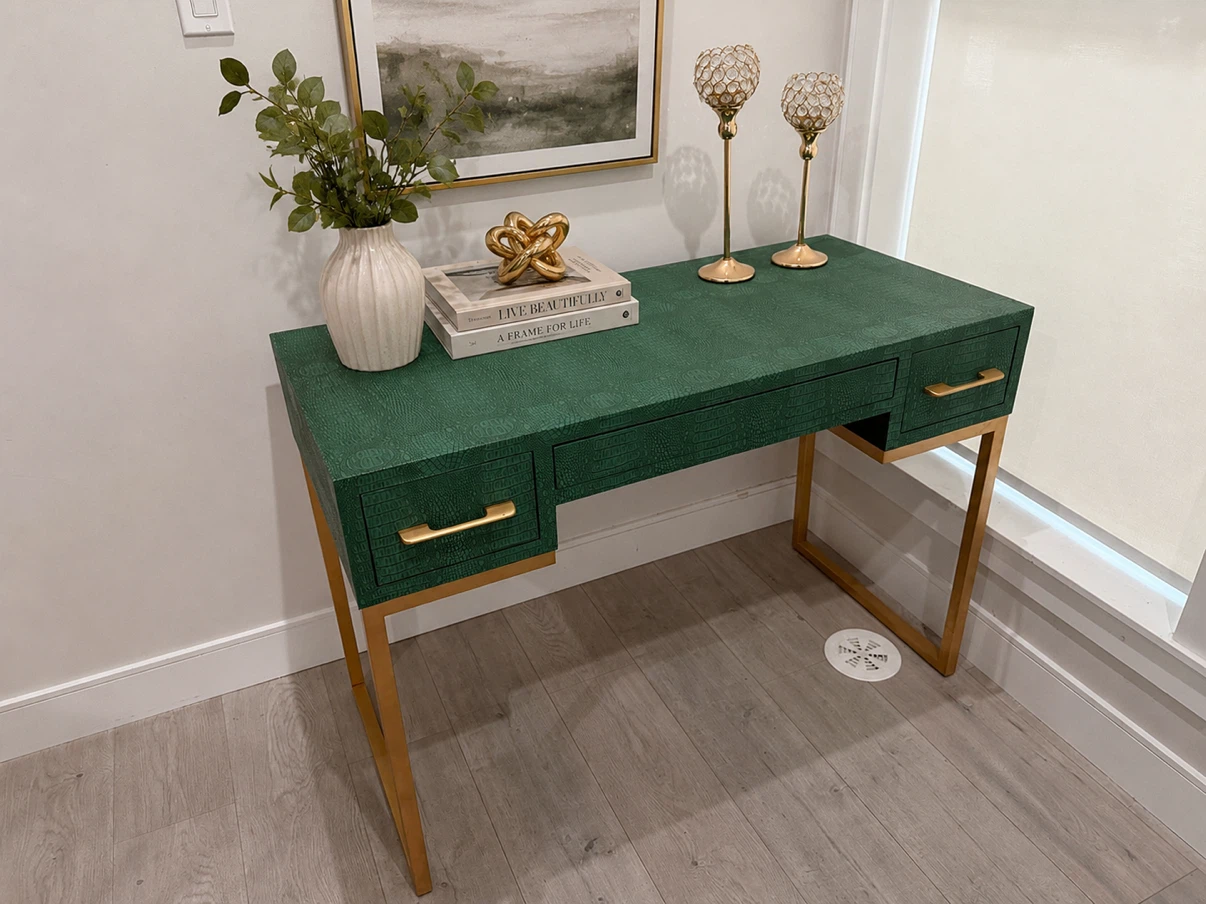 Cavazos Metal Base Writing Desk (worth 550$)