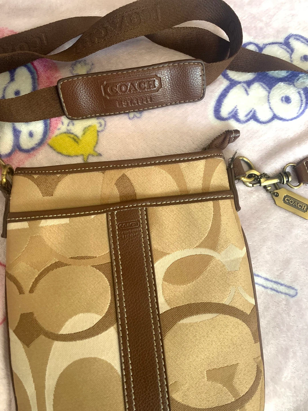 Coach Signature C Monogram Crossbody Bag