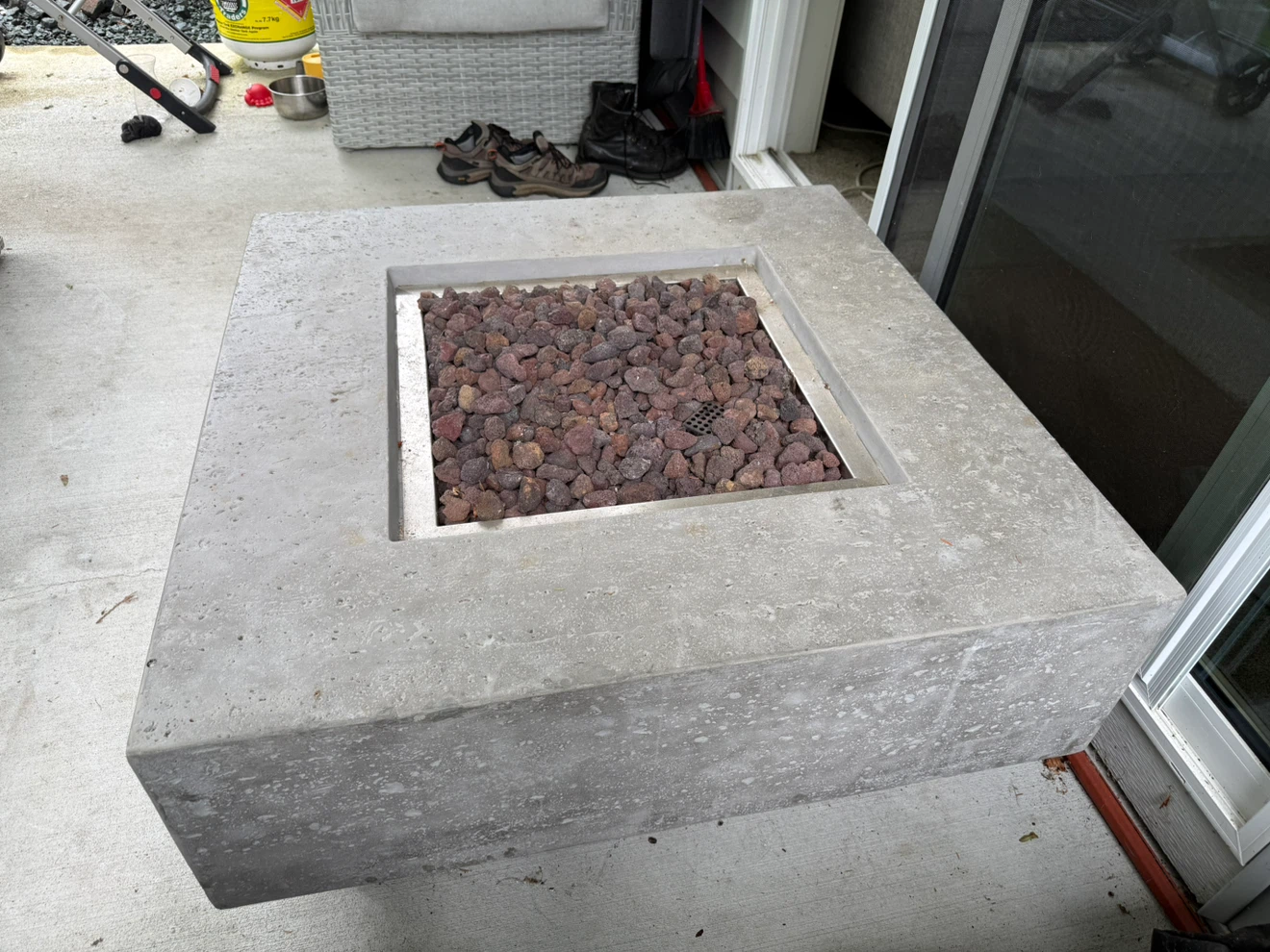 Concrete Fire Pit Table