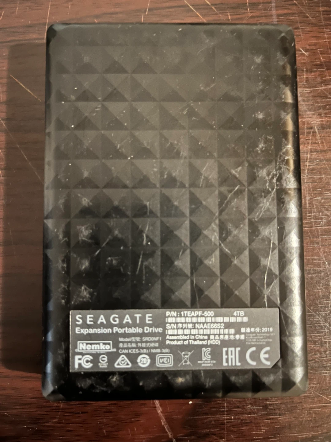Seagate Expansion Portable Drive 4TB