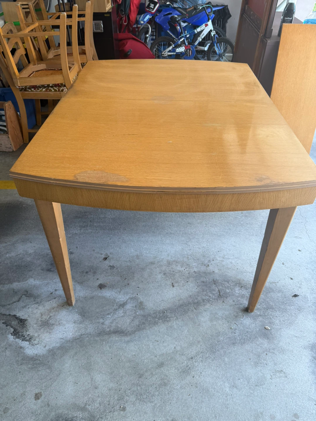 Light Oak Dining Table with Upholstered Chairs - photo 2