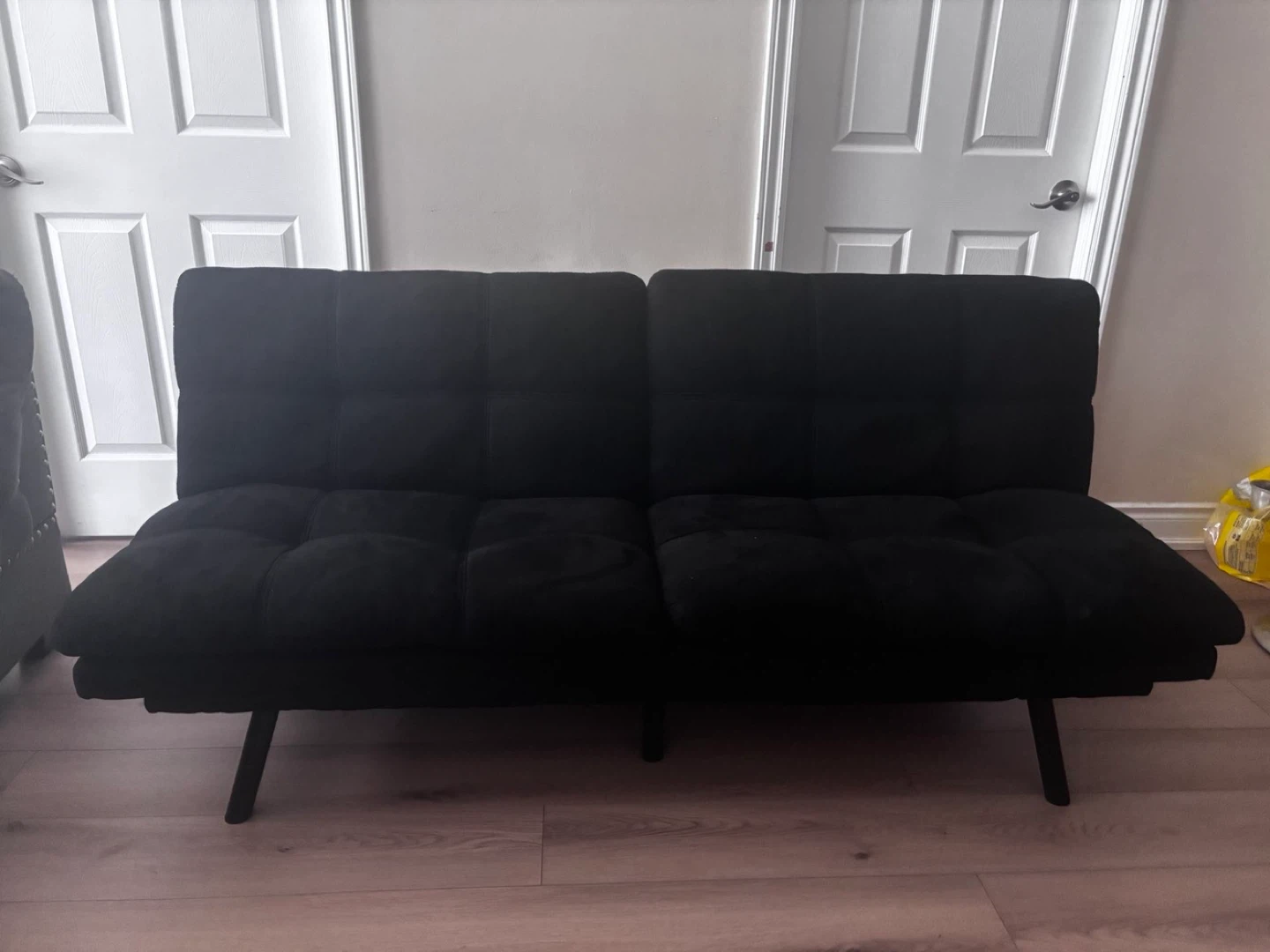 Dark Grey Loveseat Sofa - photo 2