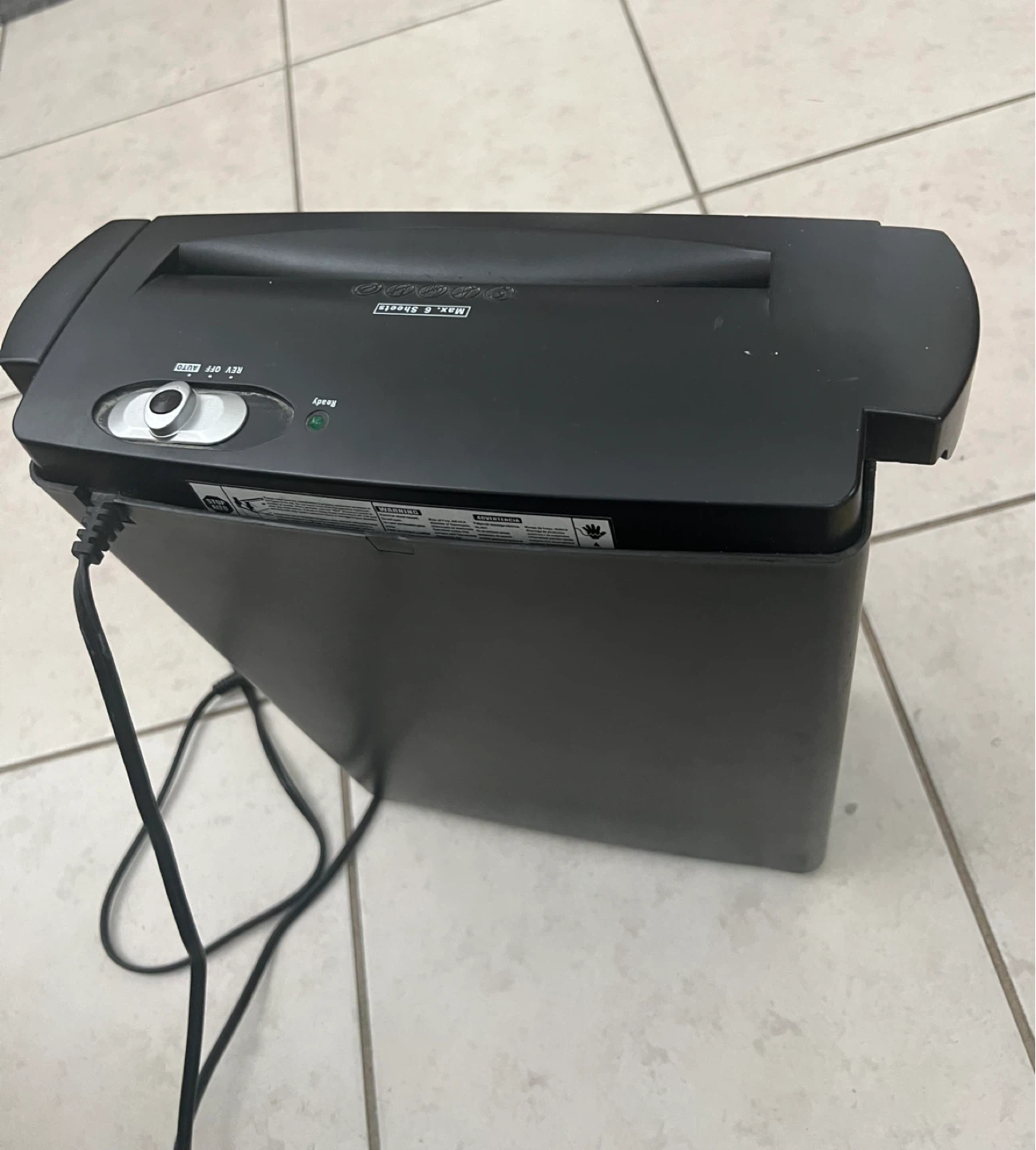 Aurora Cross-Cut Paper Shredder